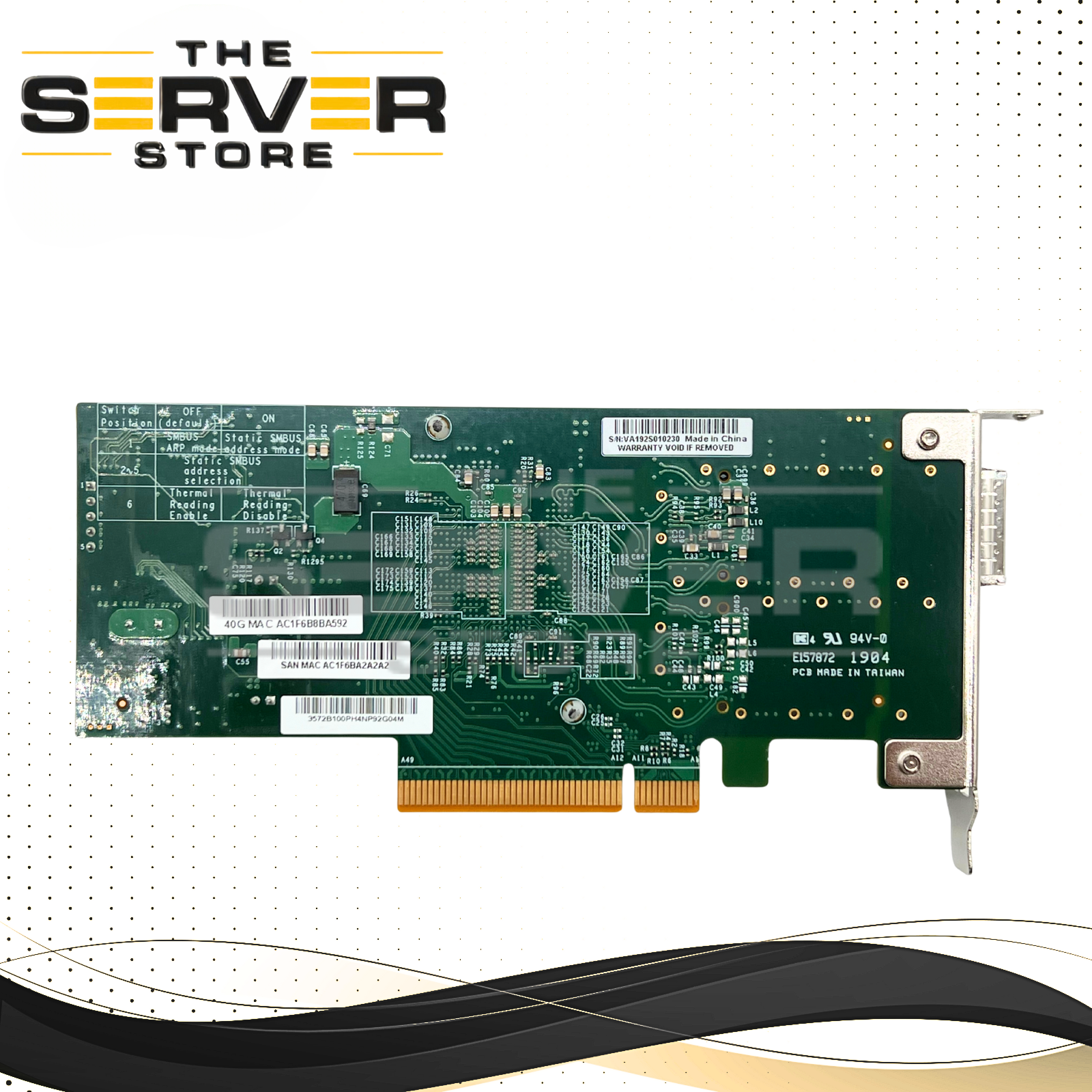 Supermicro 40GbE 1 Port QSFP+ PCIe 3.0 x8 Network Card AOC-S40G-I1Q