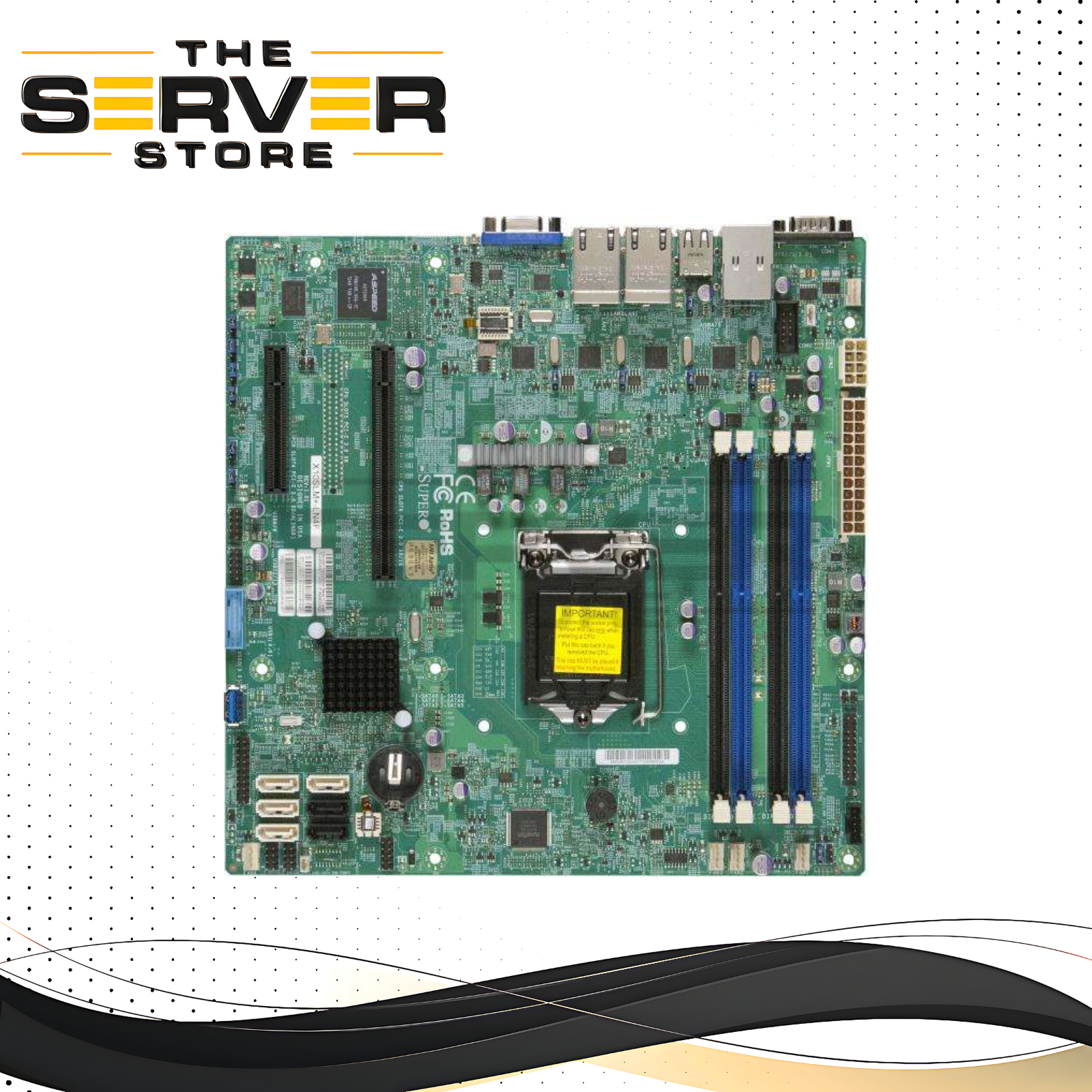 SUPERMICRO LGA1150 E3-1200 v3/v4 MicroATX Mothreboard (X10SLM-LN4F)