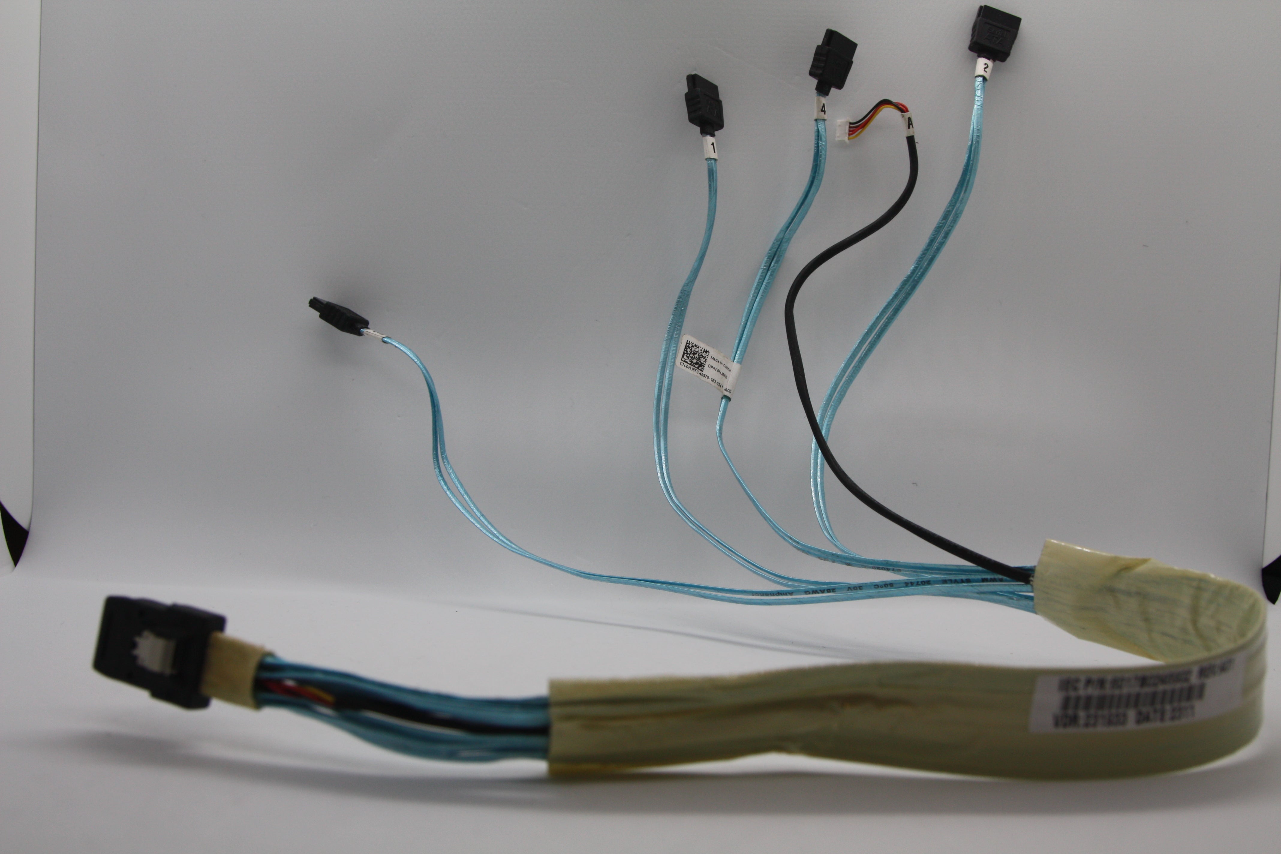 Dell PowerEdge C6100 C6220 HJ6F0 Mini-SAS To SATA Cable 0HJ6F0 HJ6F0