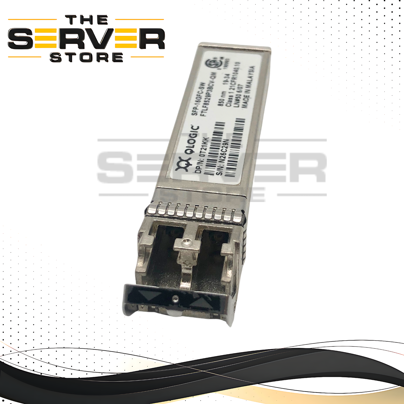 Dell Qlogic 16Gb/s SW Fibre Channel SFP+ Transceiver Module 0T21KK T21KK