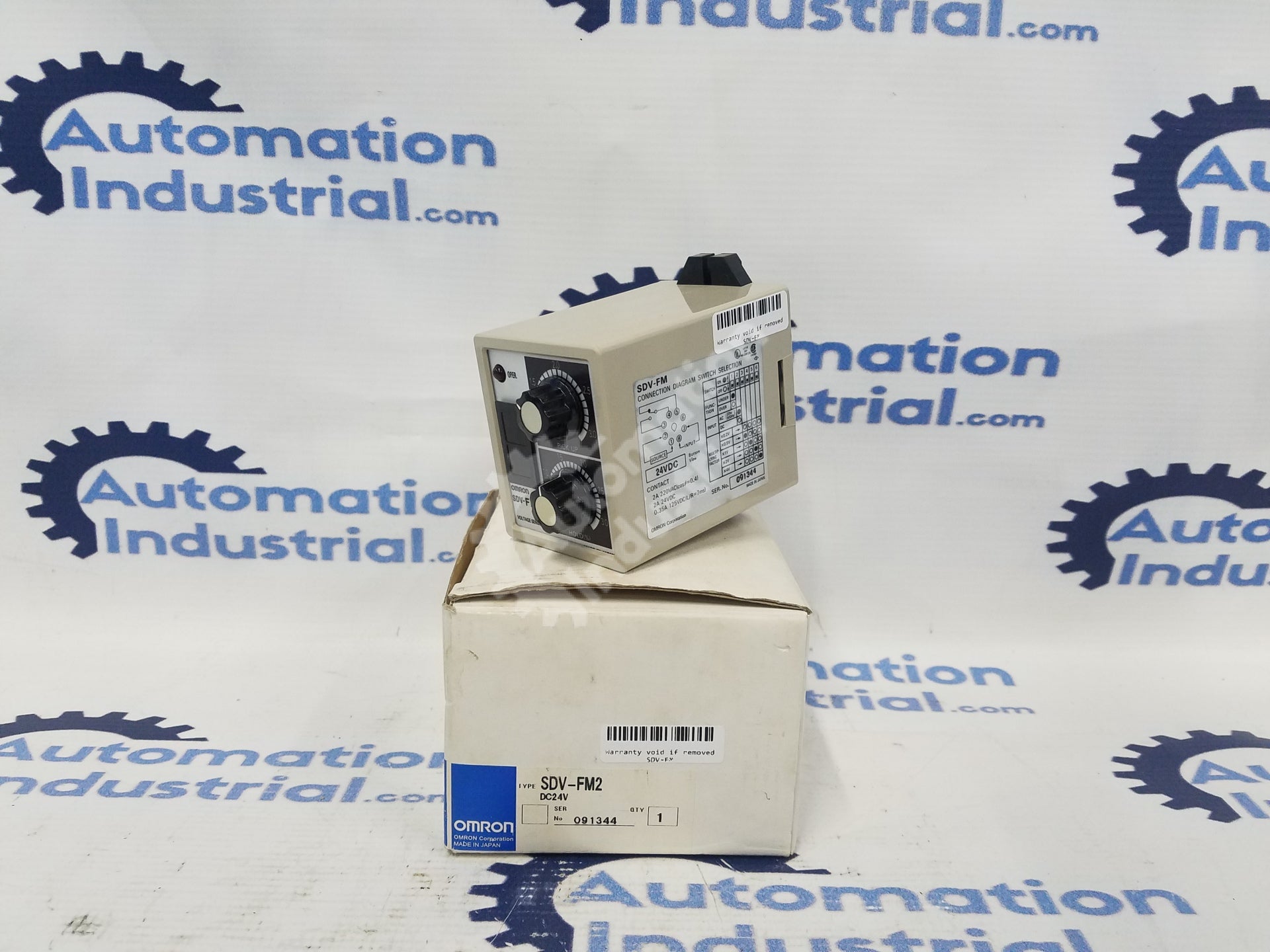 Omron SDV-FM Voltage Sensor Relay 24VDC