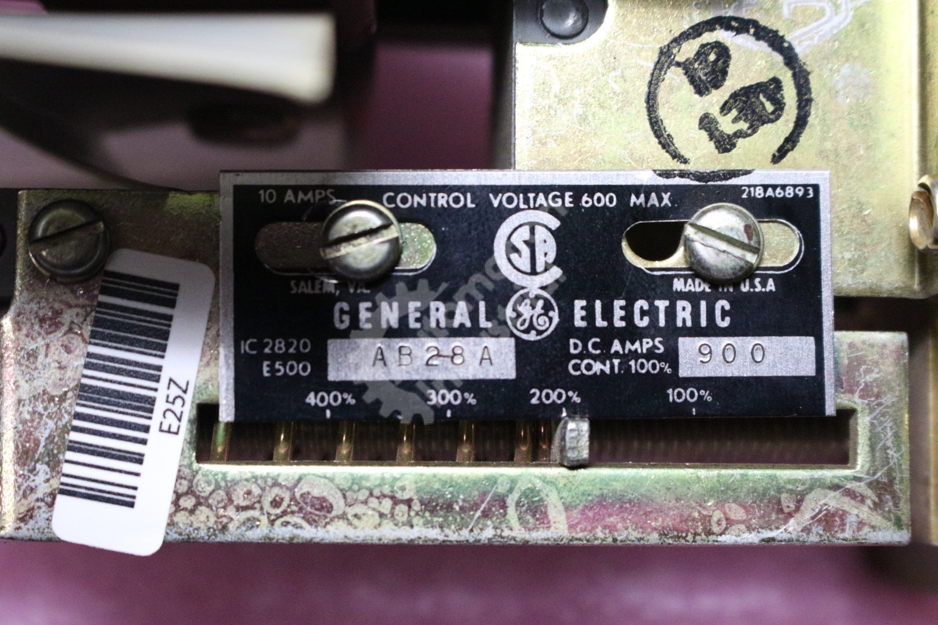 GE IC2820E500AB28 IC2820E500AB28A Contactor