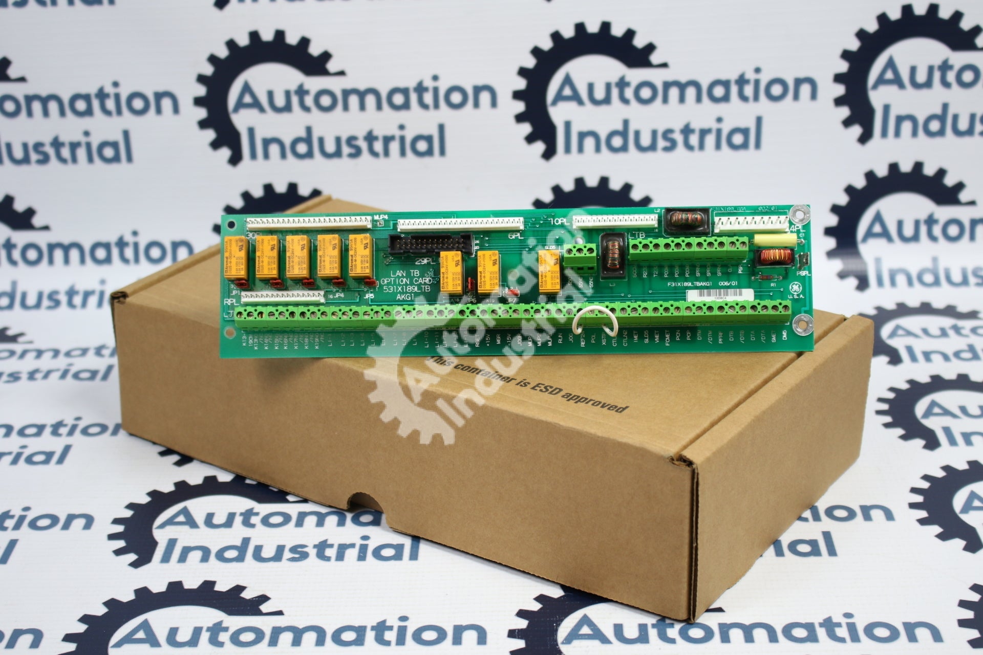 GE General Electric 531X189LTBAKG1 F31X189LTBAKG1 LAN Terminal Board Option Card