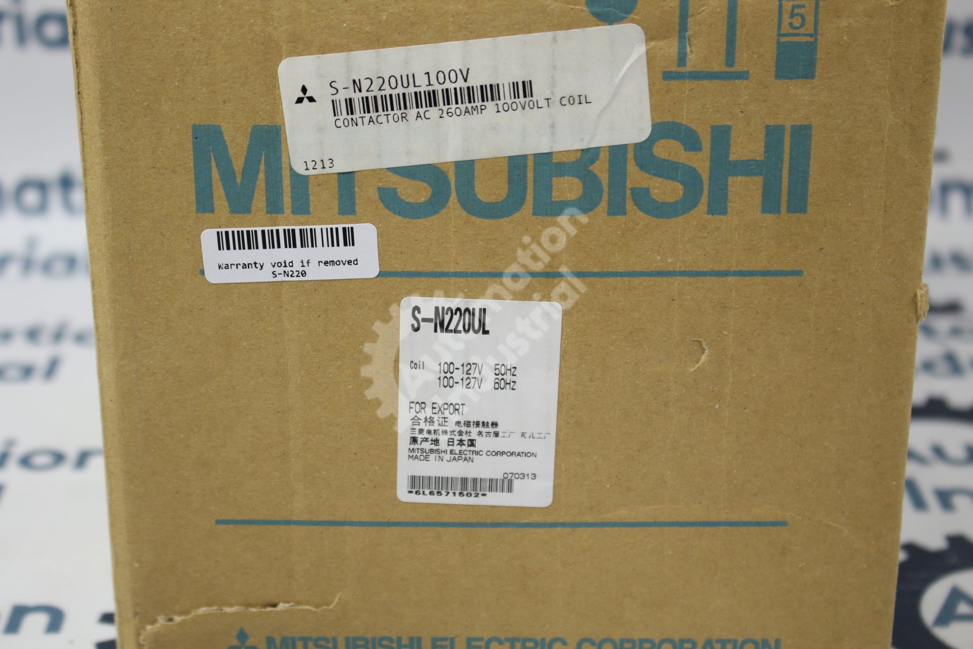 Mitsubishi S-N220 AC Contactor Switch