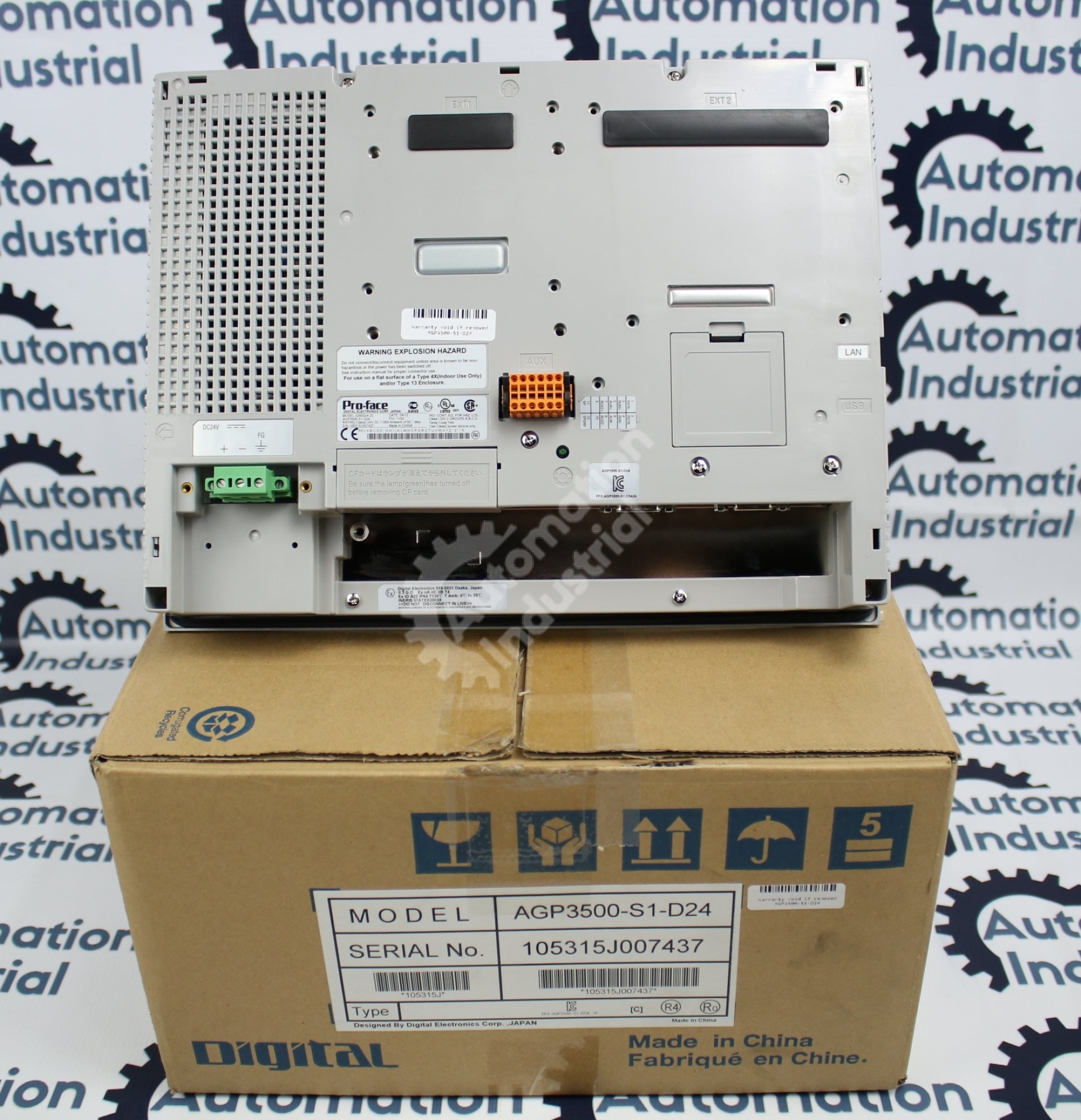 Pro-face AGP3500-S1-D24 10.4 inch HMI Touchscreen New Surplus Factory Package