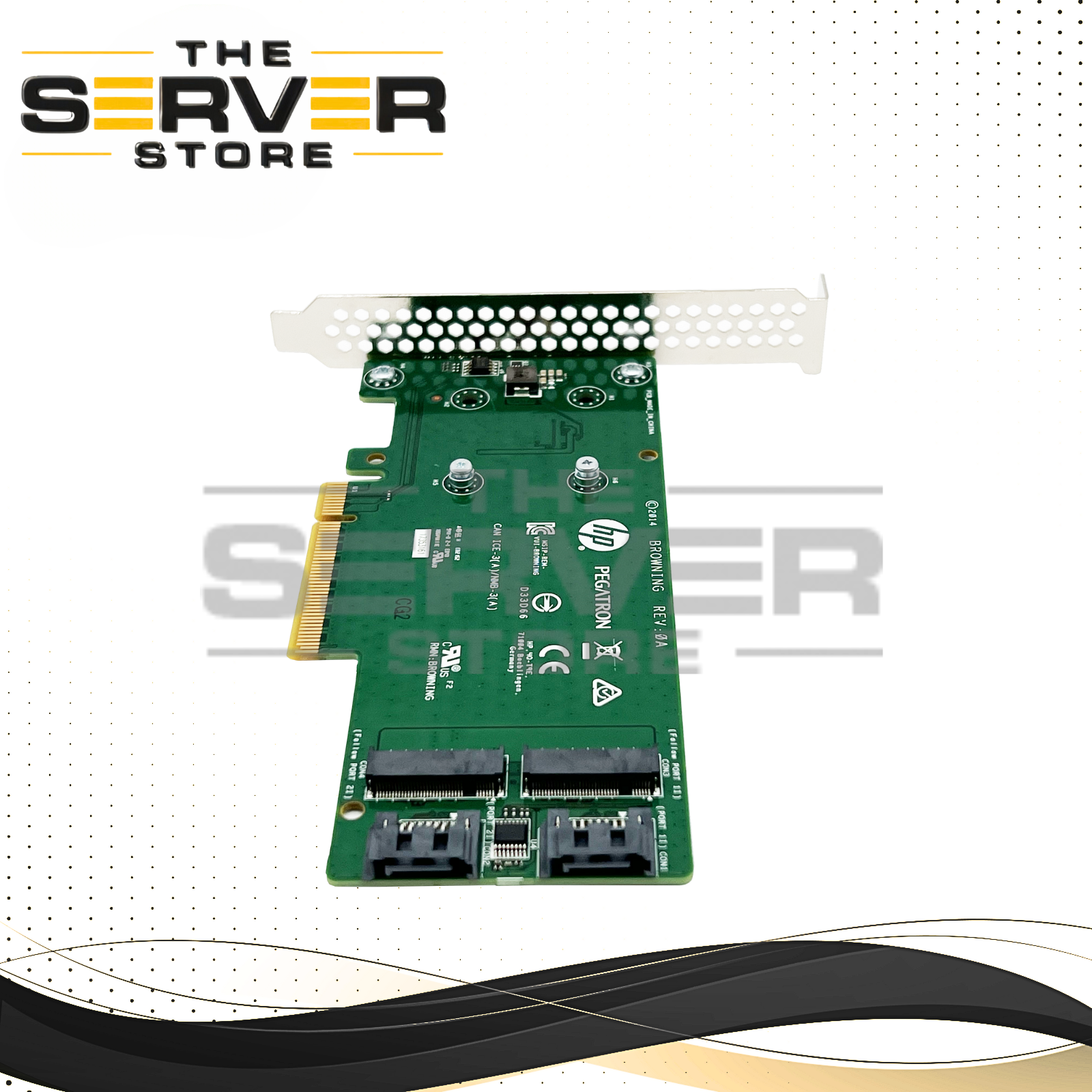 HPE SATA M.2 ML/DL Dual Drive PCIe Riser Card 759238-001