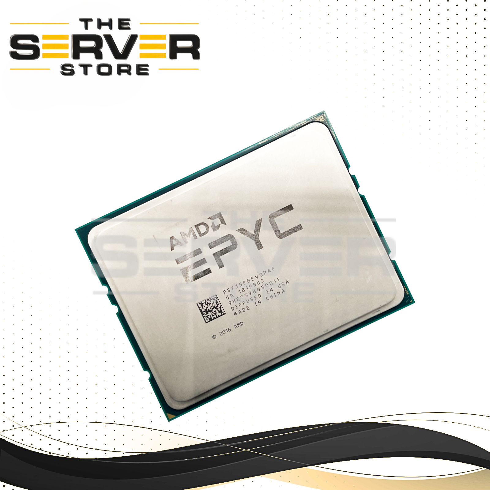 AMD EPYC 7351P 2.4GHz 16 Core 64MB 170W SP3 CPU (Unlocked) PS735PBEVGPAF
