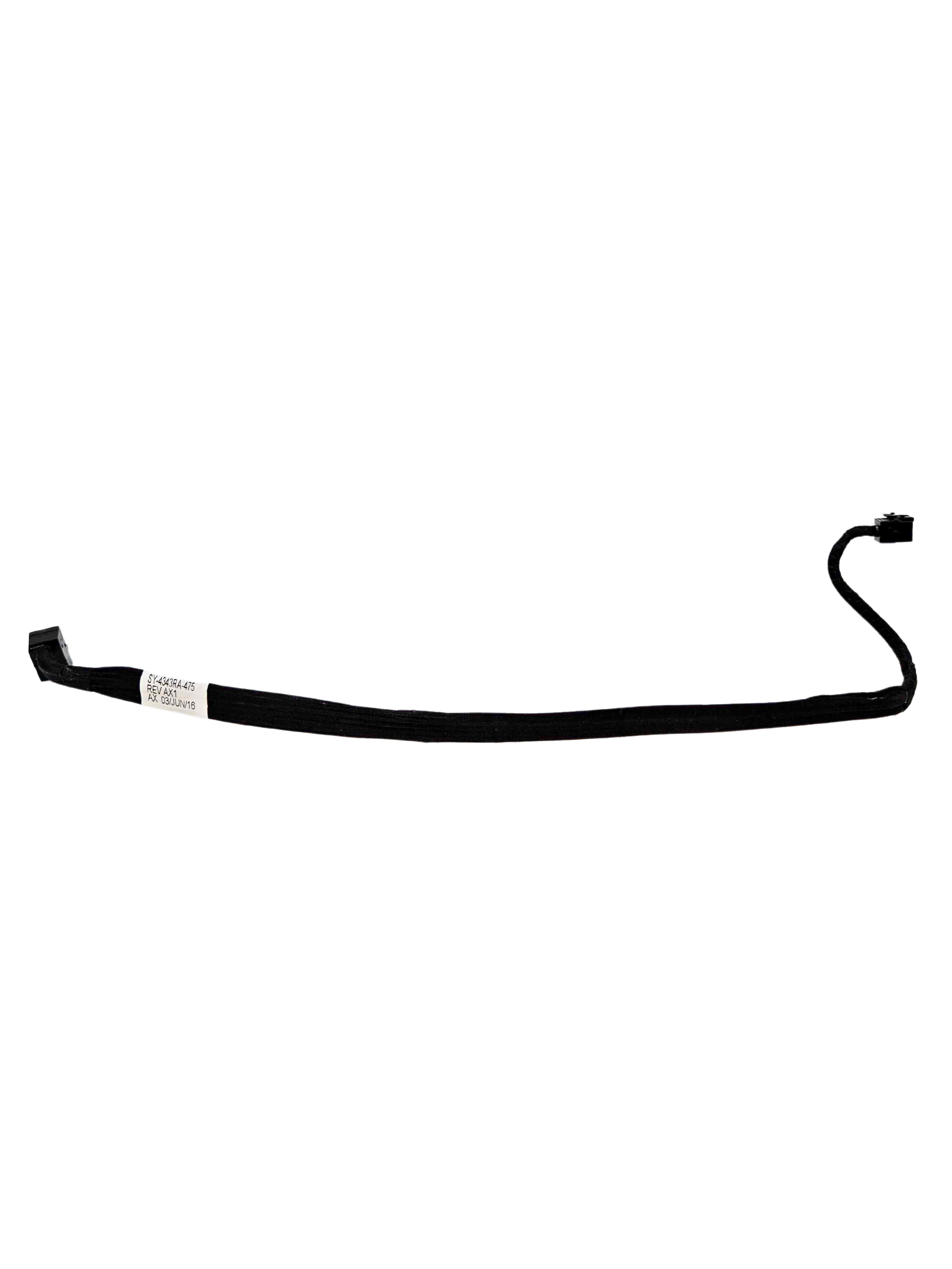Amphenol LP Straight HD mini SAS to SFF8643 Down Angled HD mini SAS Cable (SY-4343RA-475)