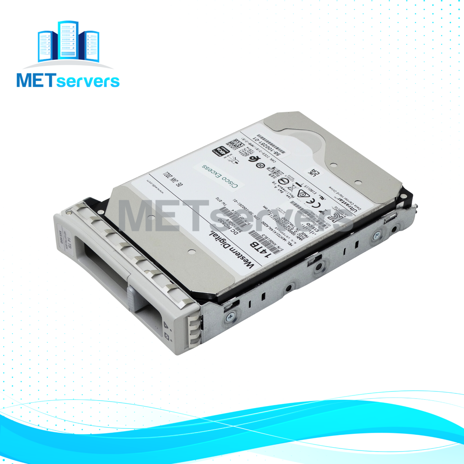 Cisco WD DC HC530 14TB 7.2K RPM SAS 12Gbps 3.5'' HDD Hard Drive (0F31014)