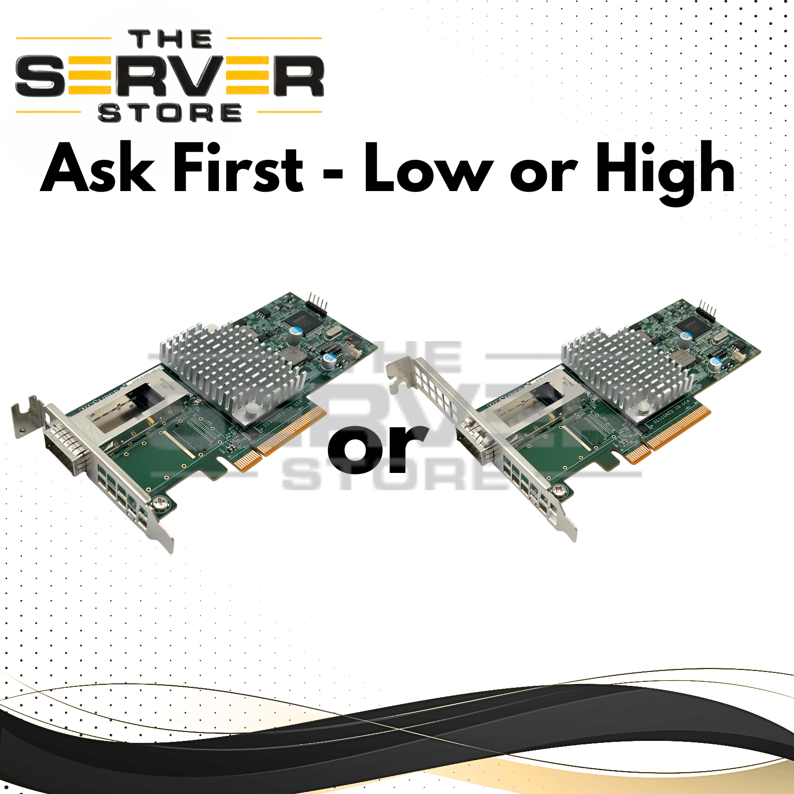 Supermicro 40GbE 1 Port QSFP+ PCIe 3.0 x8 Network Card AOC-S40G-I1Q