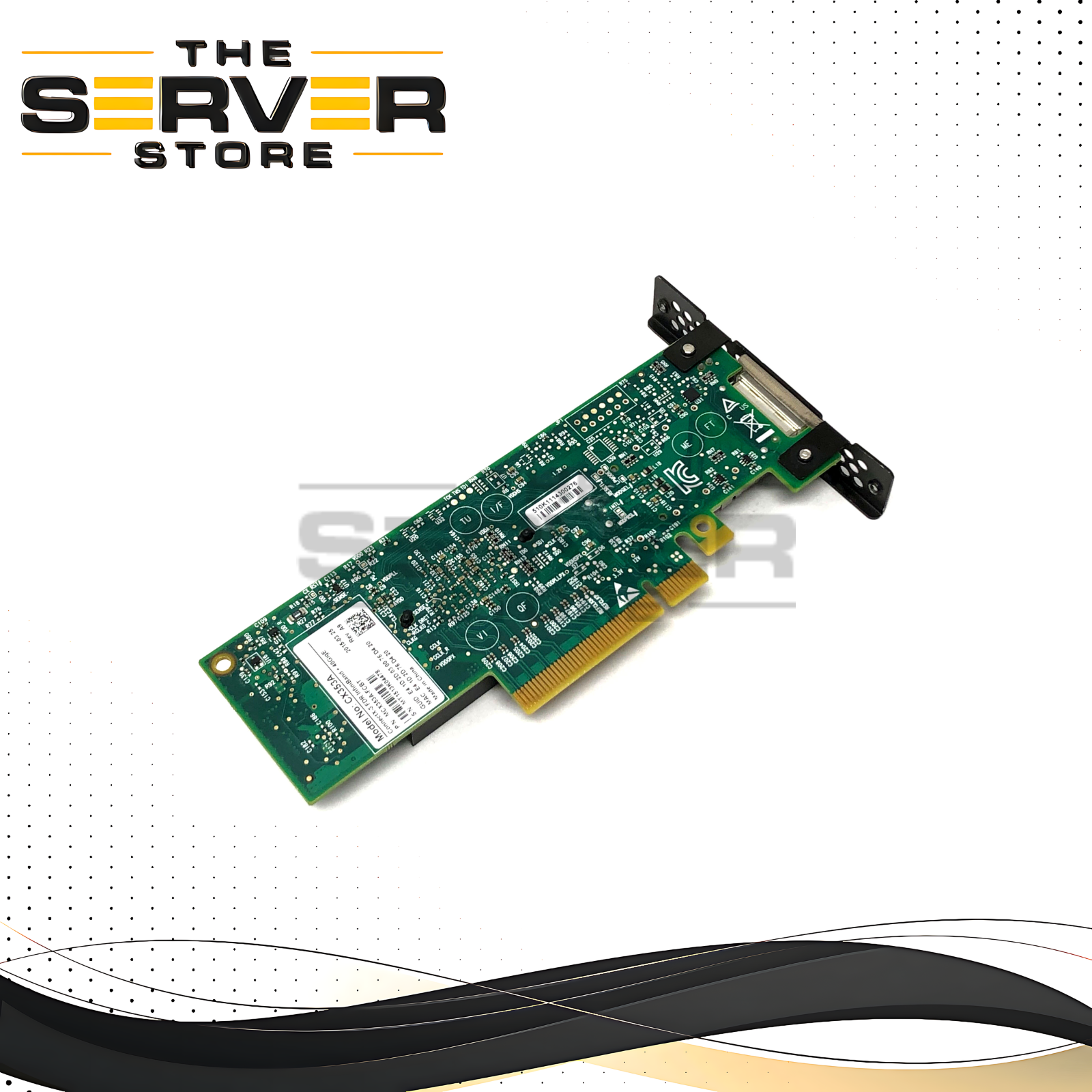 P Mellanox ConnectX-3 VPI CX353A FDR InfiniBand 56GbE/40GbE Single QSFP+ RDMA (00W0038-LOW P)