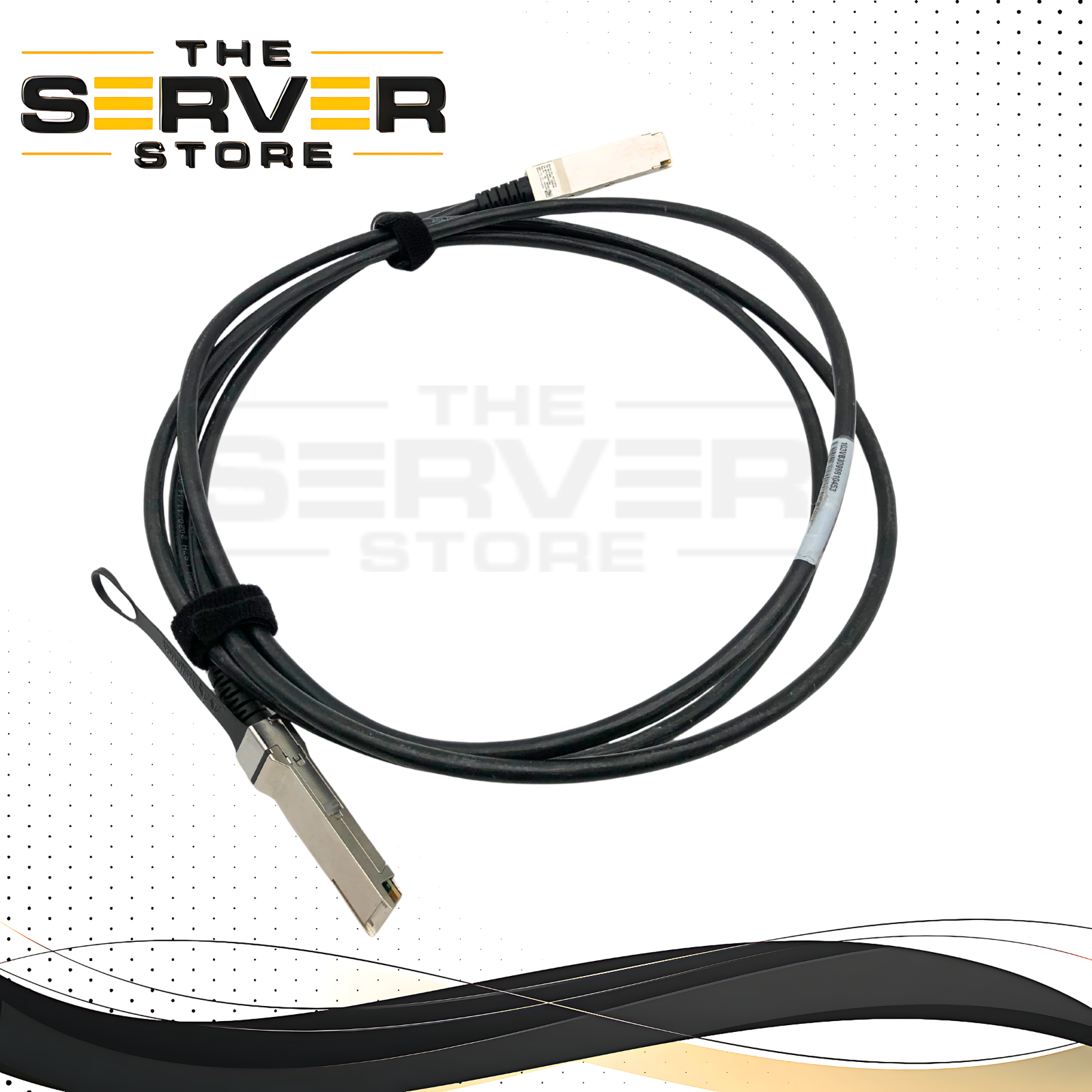 Mellanox NVIDIA 3 Meter (9.8ft) 100GbE QSFP28 to QSFP28 Passive Direct Attach Copper (DAC) Twinax Cable. P/N: MCP1600-C003E30L.