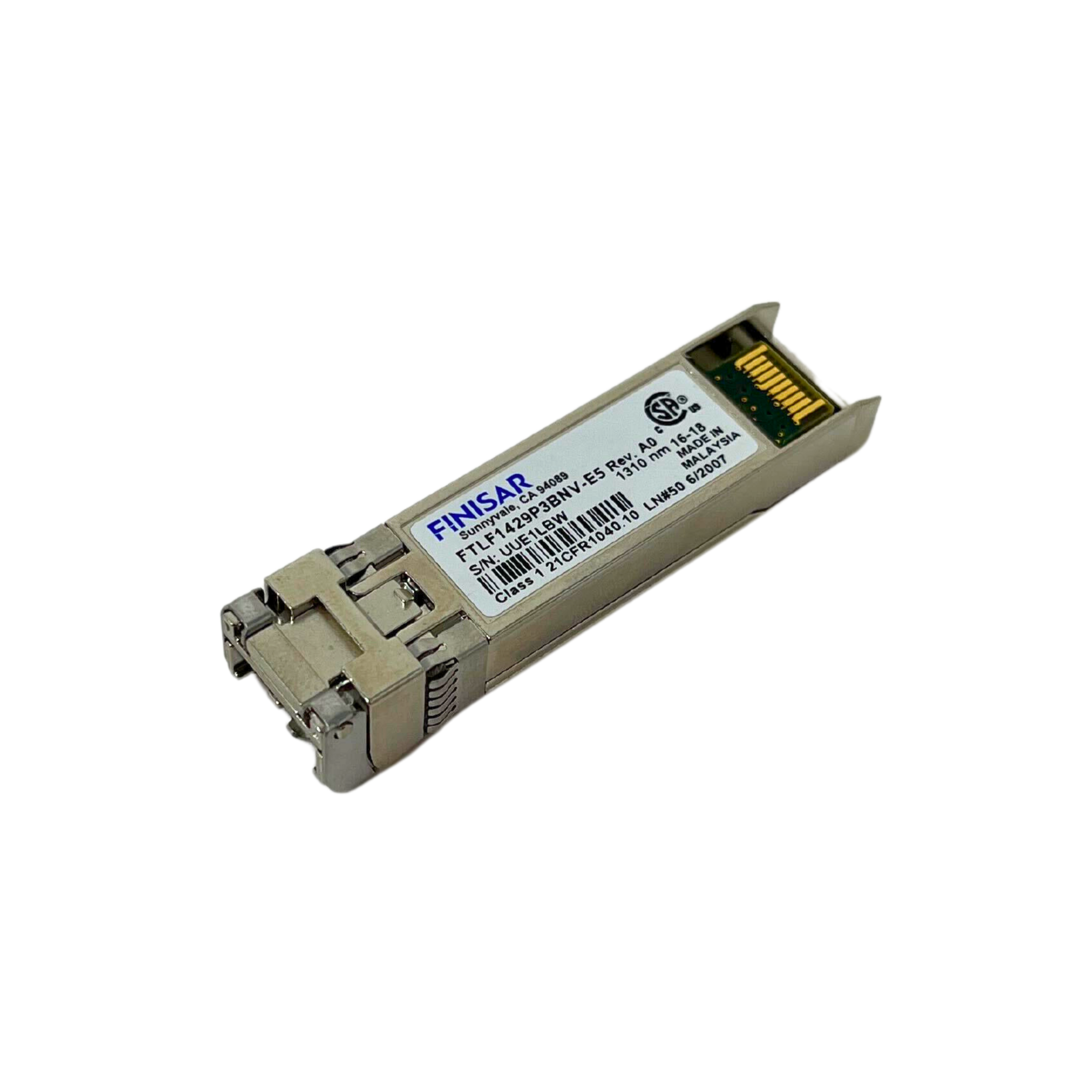 Finisar 16GB Sfp+ 10Km 10Gbase-Lr/L 1310nm Transceiver