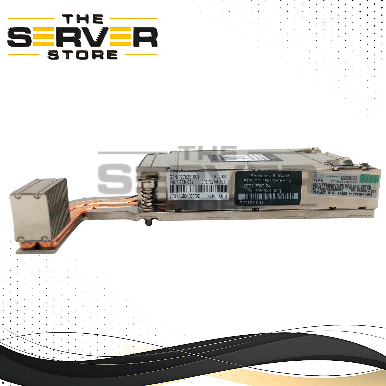 HPE ProLiant DL325 Gen10 Plus Performance CPU Heatsink P26881-001 P17634-001