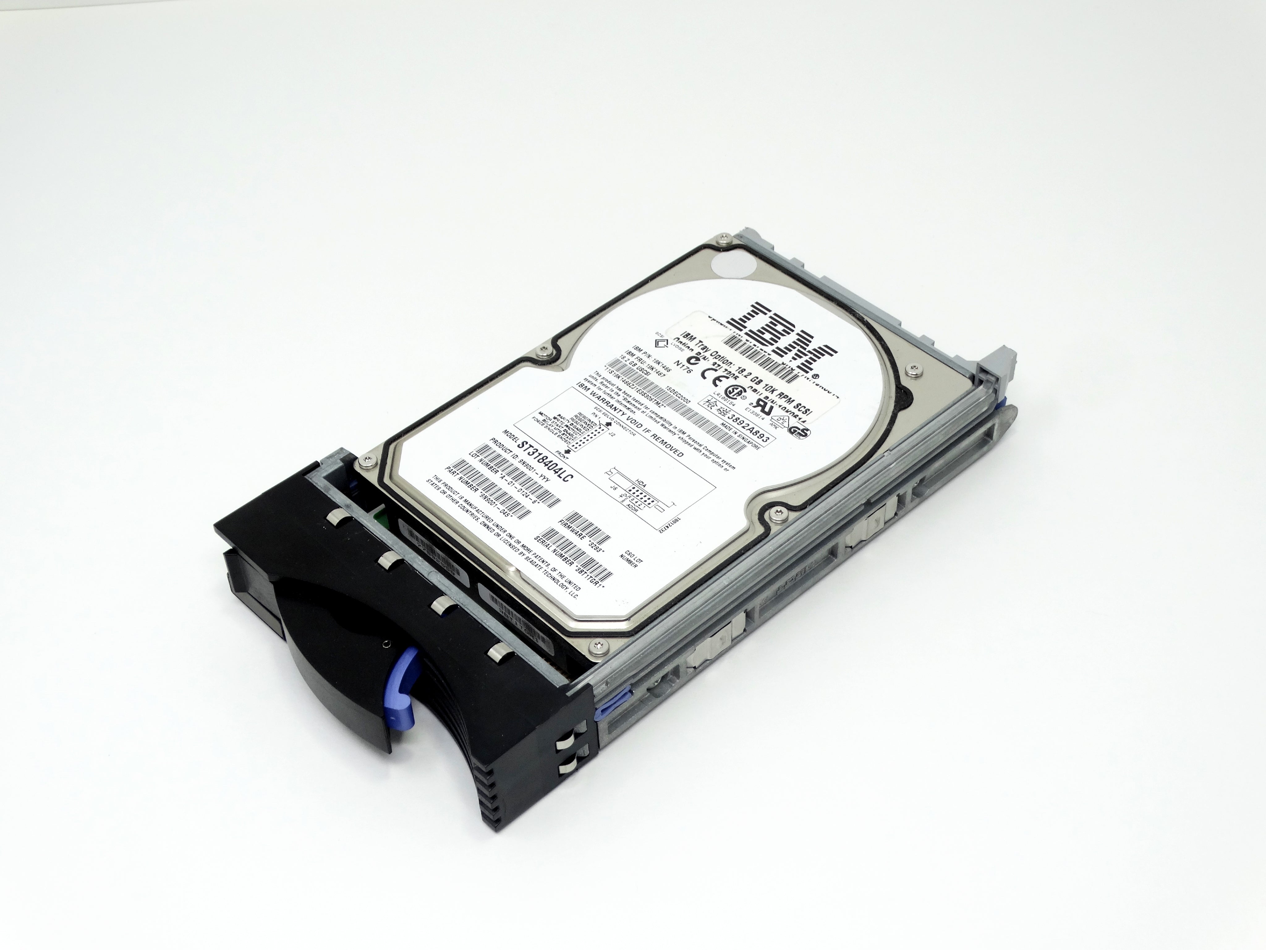 IBM 18.2GB 10K 80PIN SCSI 3.5'' LFF Hard Drive HDD (ST318404LC)