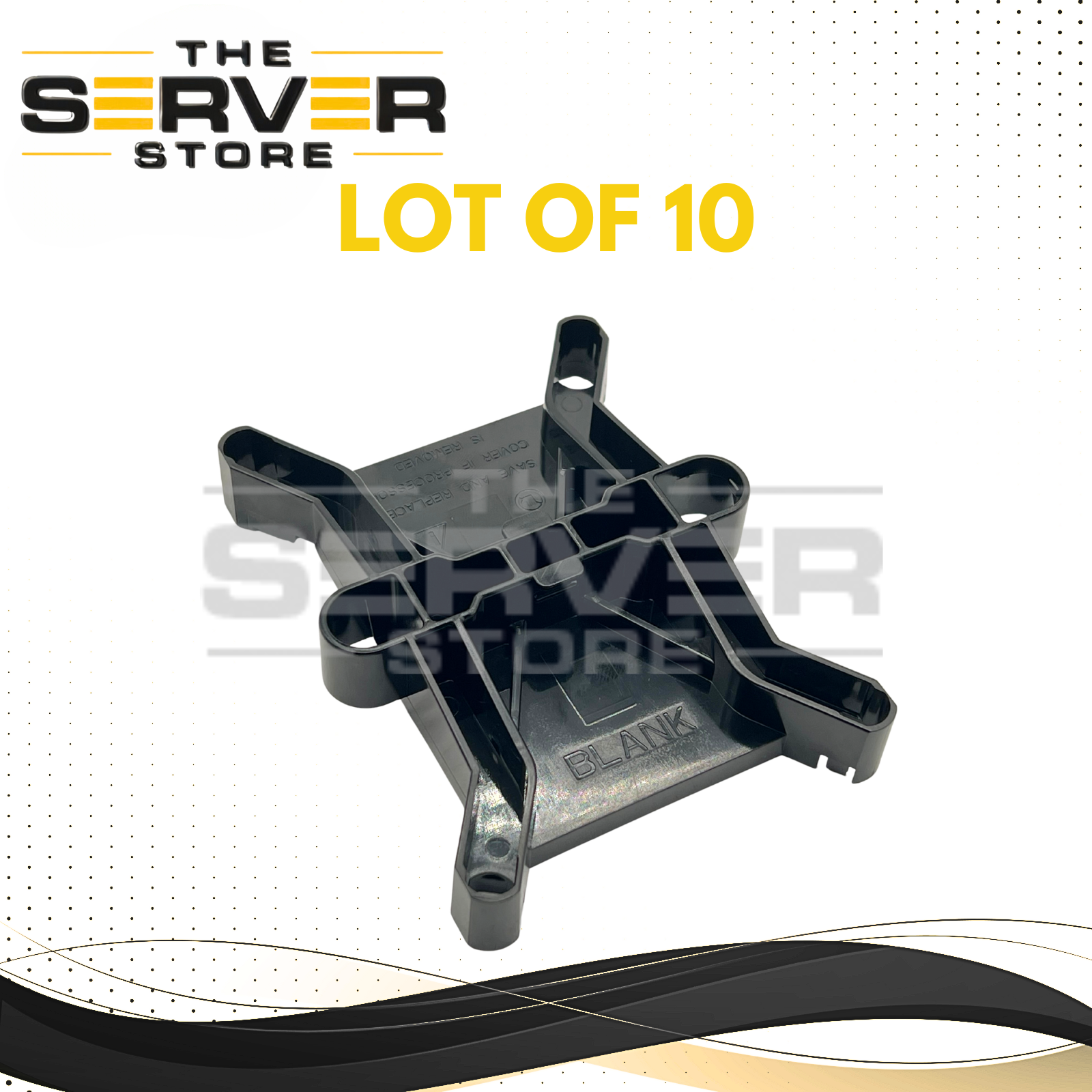 (LOT 10) HPE Processor (CPU - Heatsink) Blank Cover ProLiant G10 868766-001