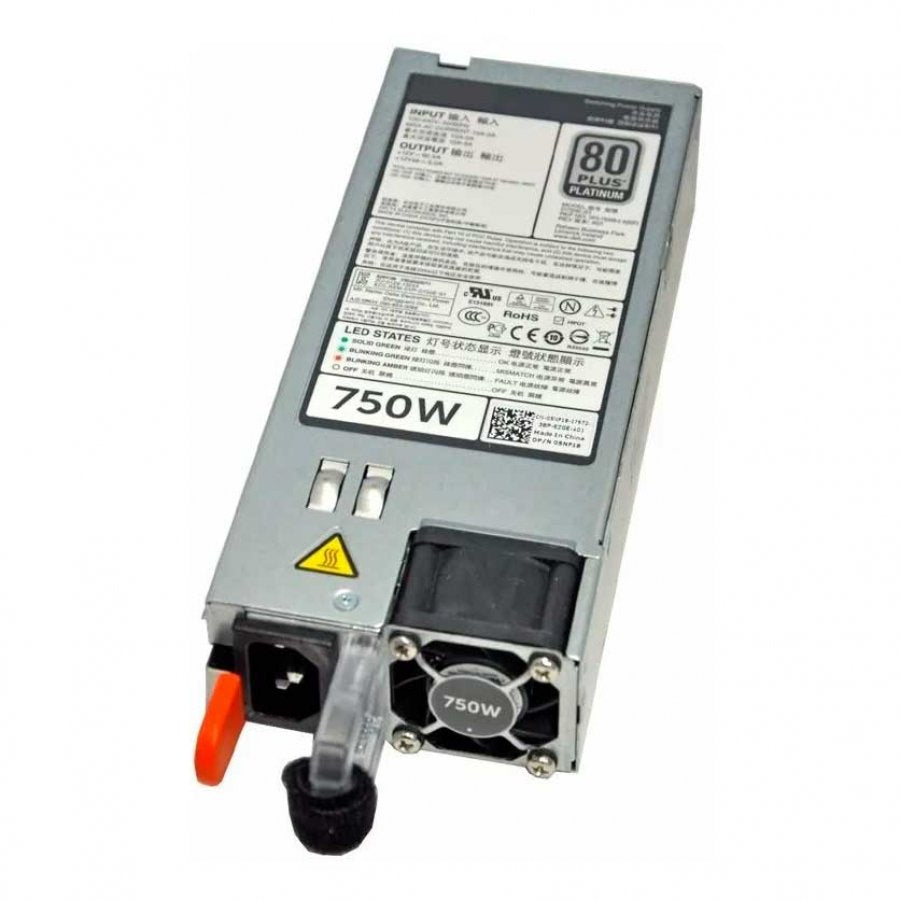 Power Supply 09PXCV R520 R620 R720 R720Xd 750W 80 Plus Platinum Power Supply