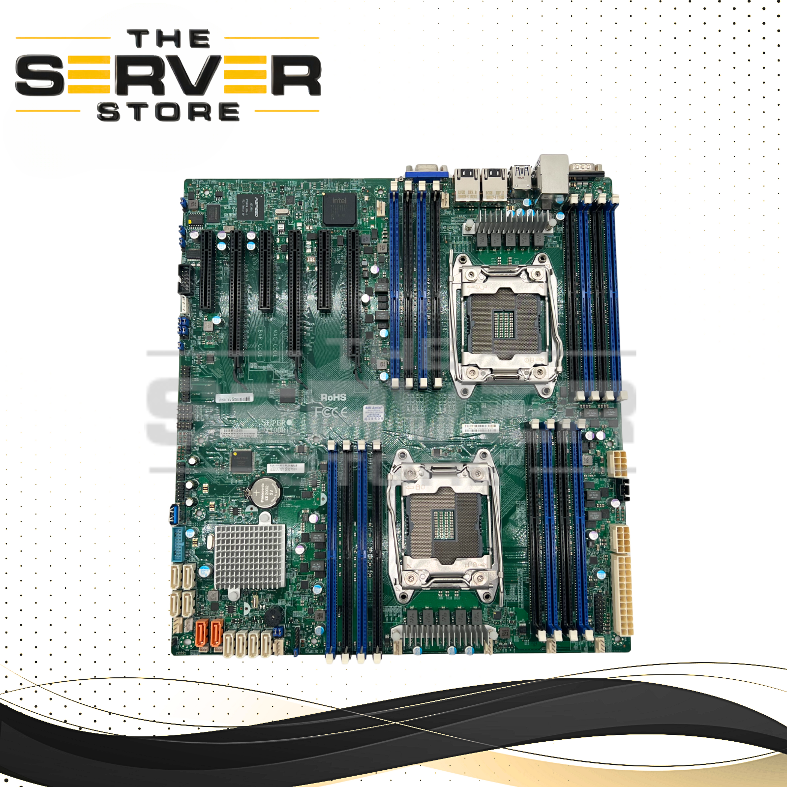 Supermicro Dual FCLGA-2011-3 Socket (R3) DDR4 i350 NIC E-ATX Motherboard X10DRi