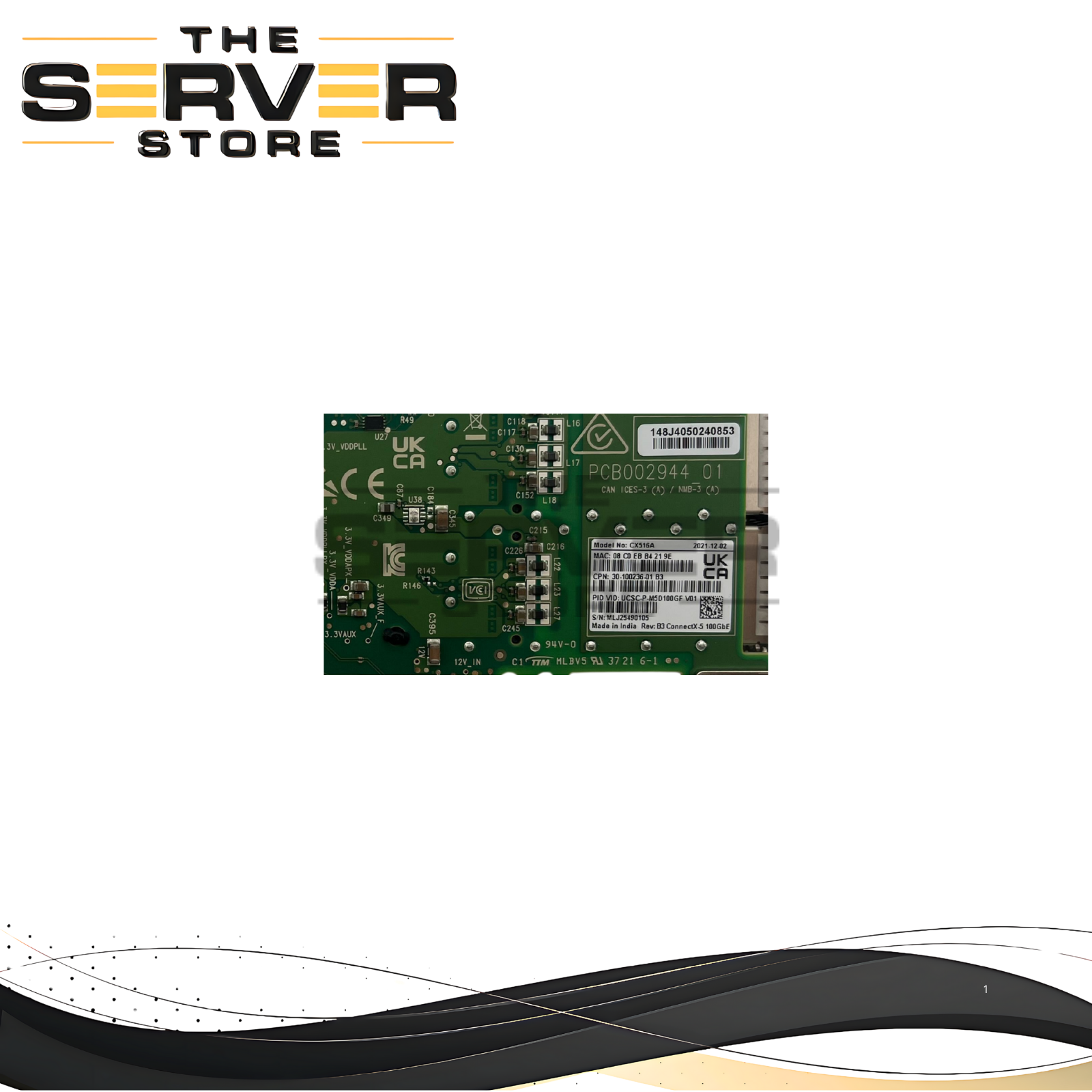 Mellanox CX516A ConnectX-5 2Port 100GB QSFP PCIe Network Card UCSC-P-M5D100GF