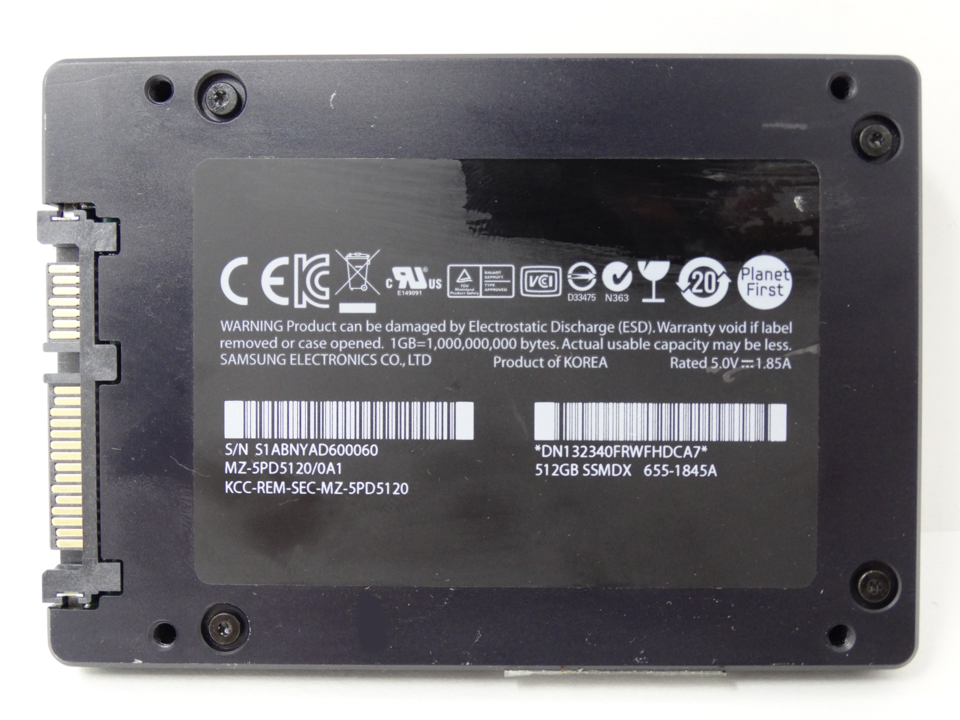 Apple Samsung 840 PRO SSD 512GB SATA 2.5'' Solid State Drive (KCC-REM-SEC-MZ-5PD5120)