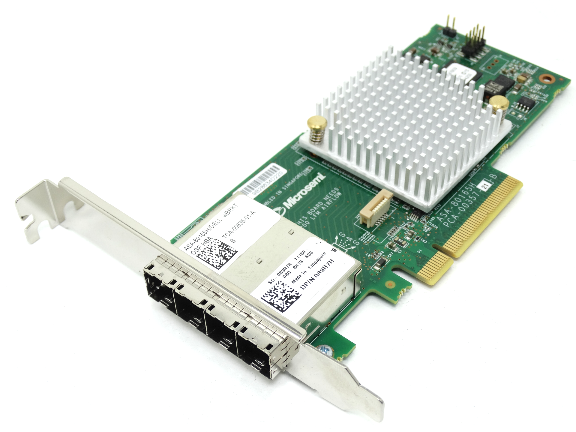 Dell Adaptec Quad Port 12GB Host Bus Adapter Card (89R7R)