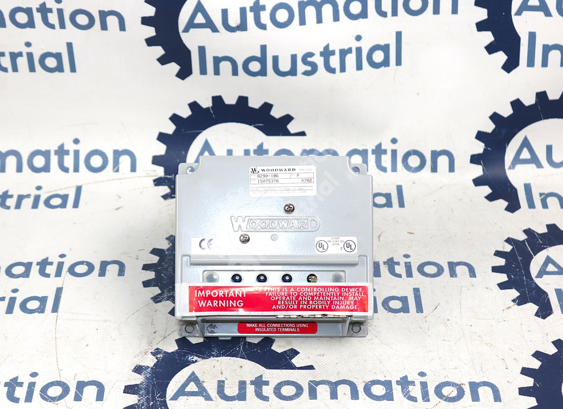 8290-186 By Woodward EPG 12V Diesel Speed Control Assembly NSNB