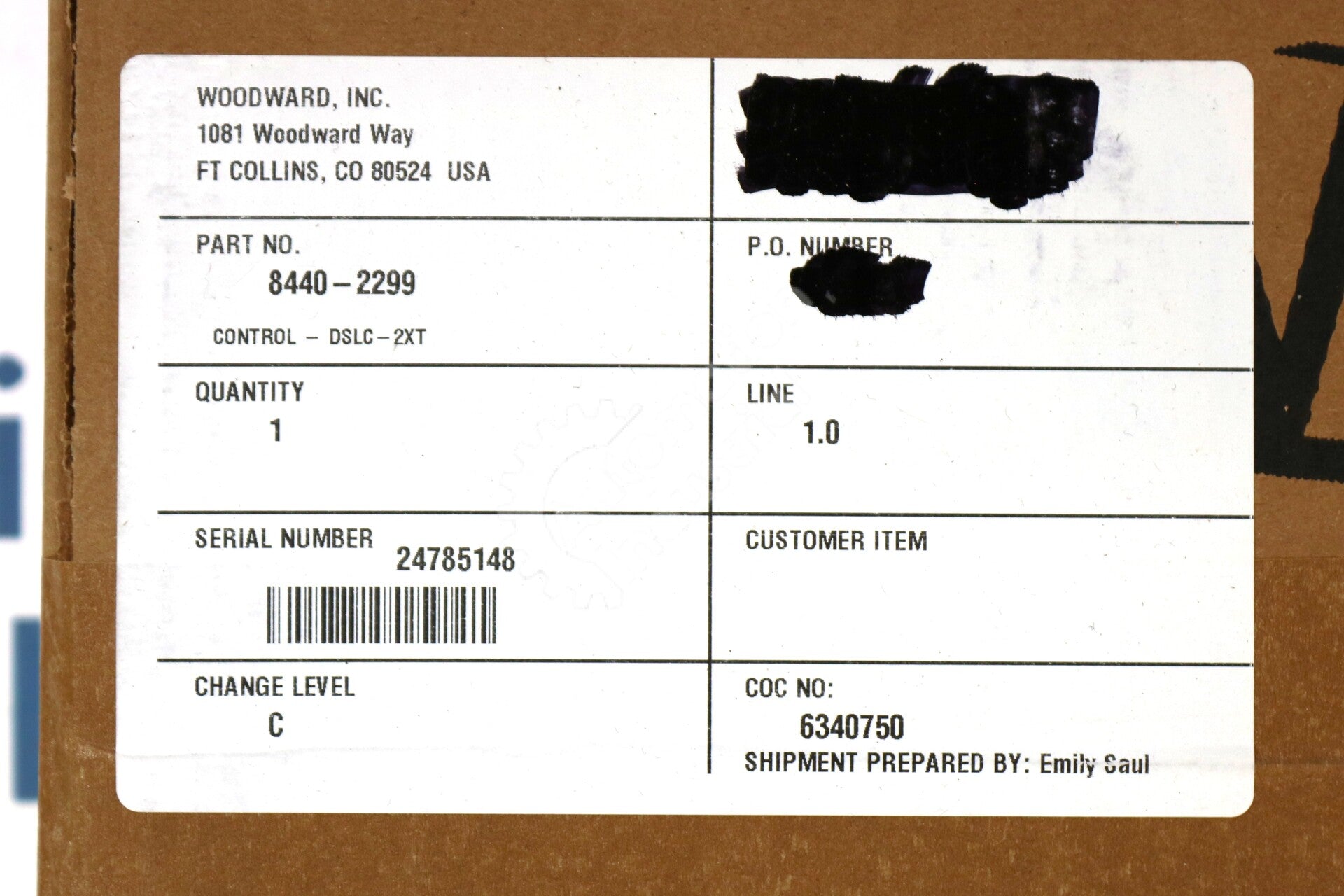 8440-2299 By Woodward Digital Synchronizer And Load Control New Sealed