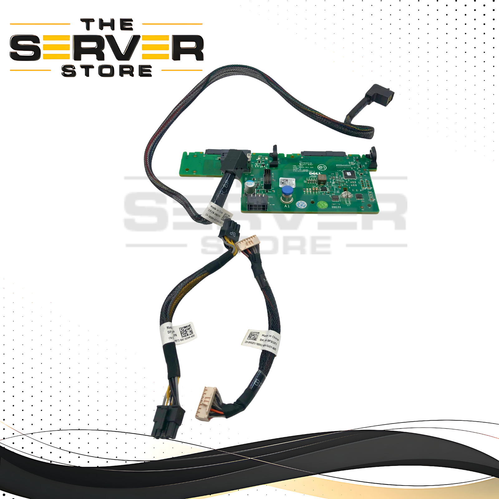 Dell PowerEdge R730xd Rear 2-Bay 2.5" SFF HDD Backplane Kit w/Cables 0NHDXG NHDXG