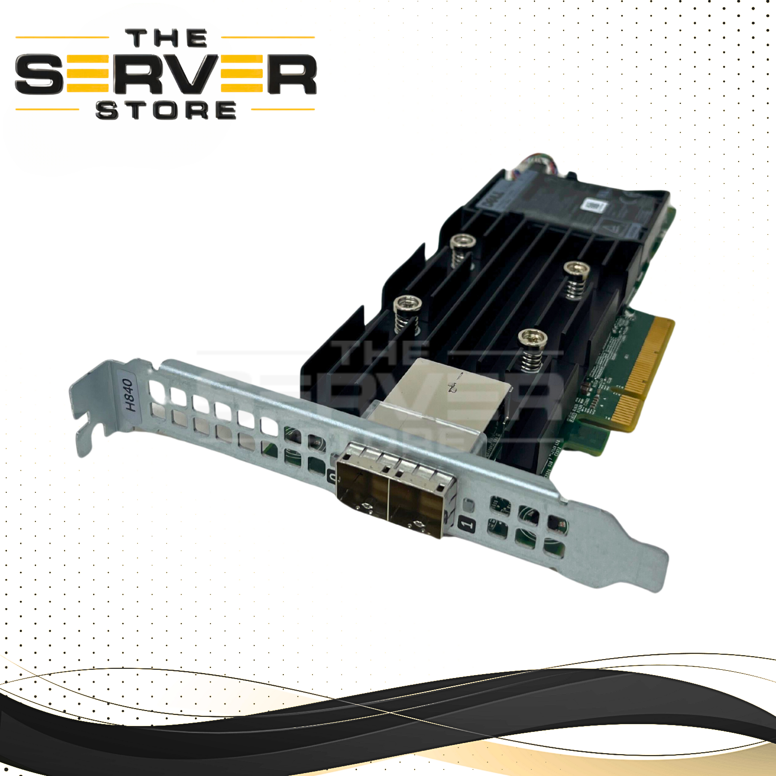 Dell PERC H840 4GB 12G/s SAS CONTROLLER With BATTERY With TWO EXTERNAL MINI SAS HD SFF-8644 CONNECTORS (W59R3)