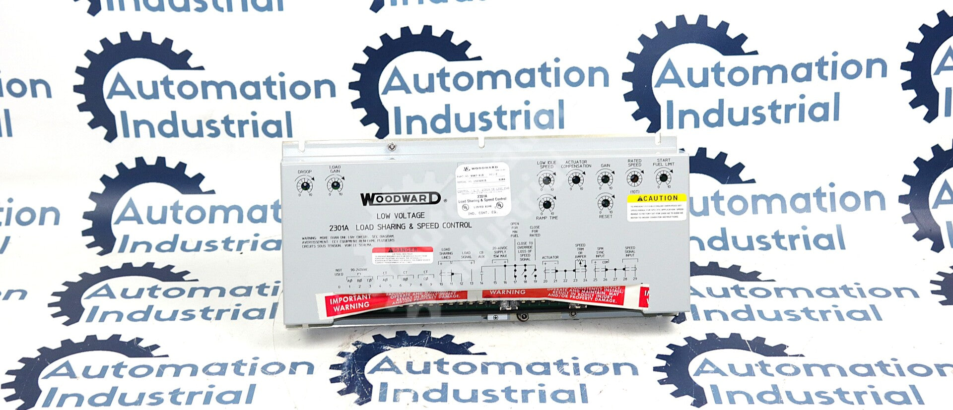 9907-018 By Woodward 5VDC 2301A Load Sharing & Speed Control Module NSNB