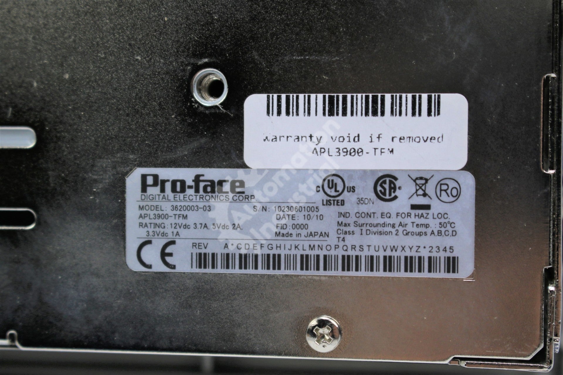 Pro-face APL3900-TFM HMI Touchscreen