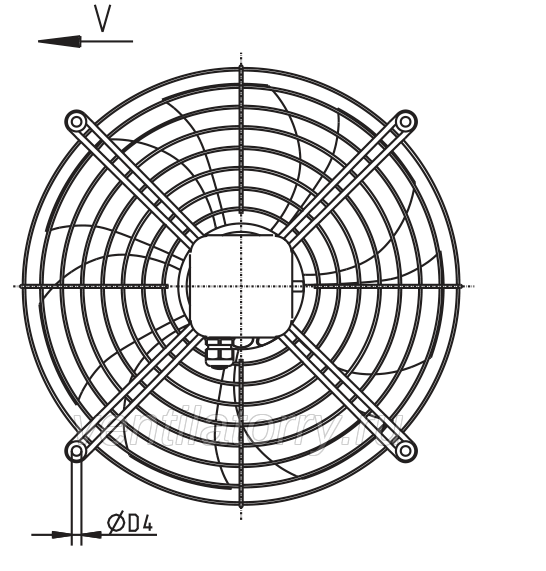 FE040-4DK.2C.V7
ZIEHL-ABEGG Axial Fan
