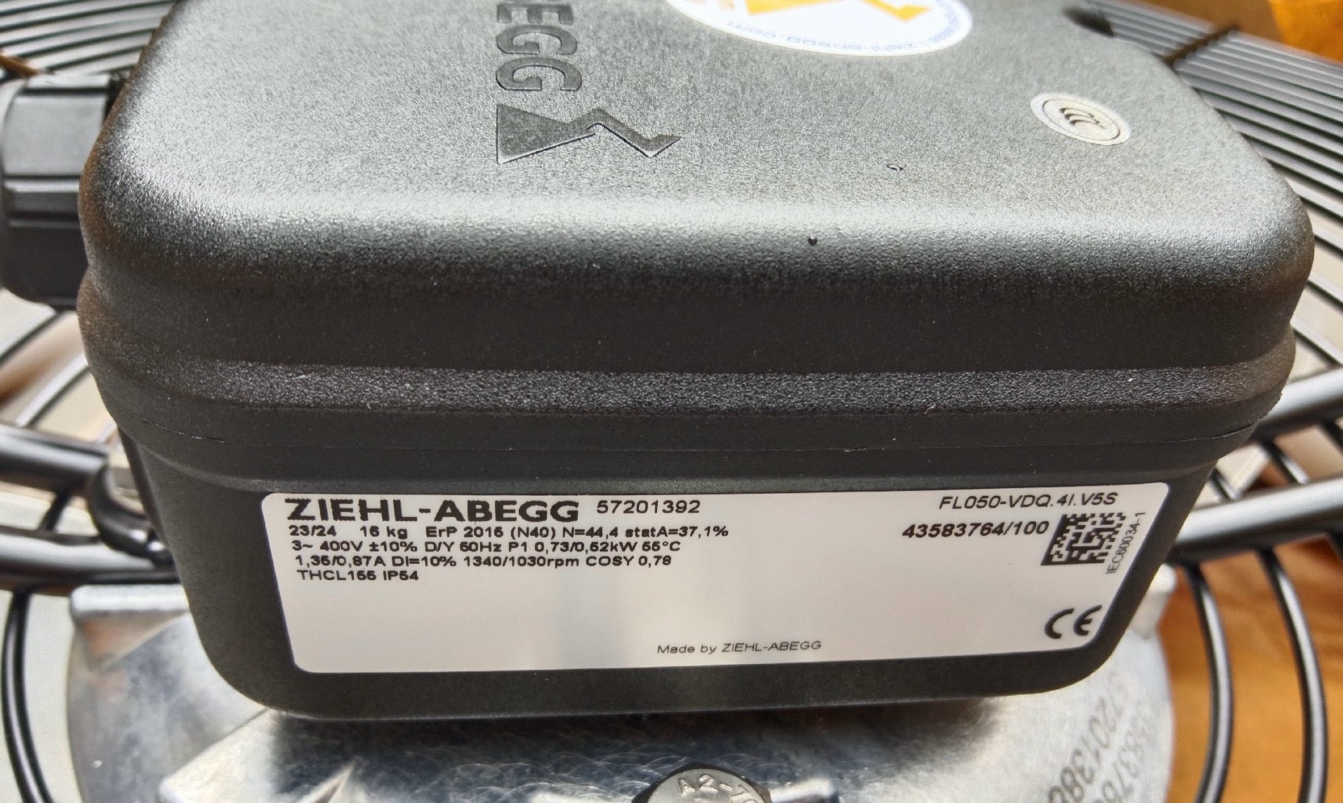 FL050-VDQ.4I.V5S ZIEHL-ABEGG Axial Fan