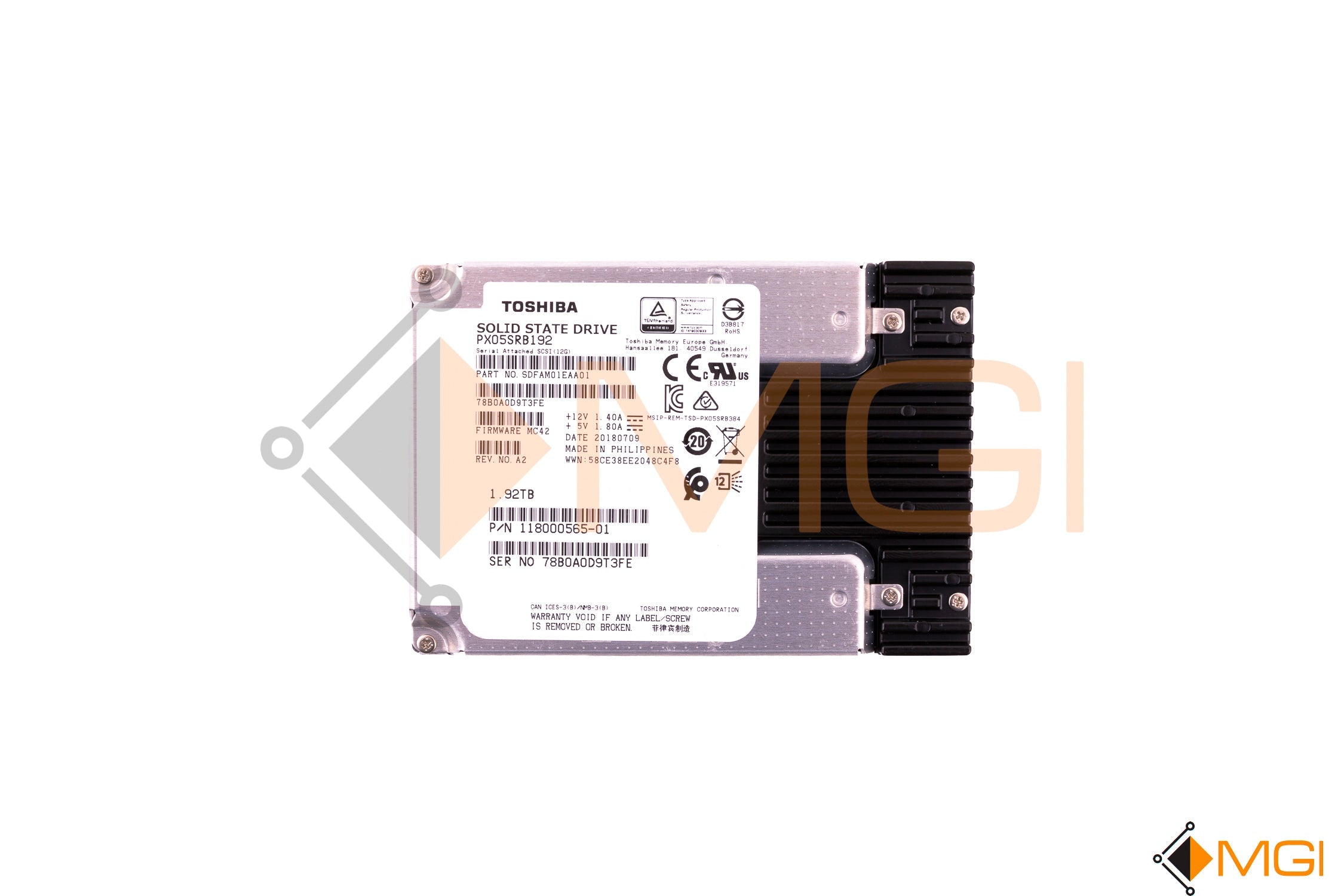 PX05SRB192 (NO TRAY)