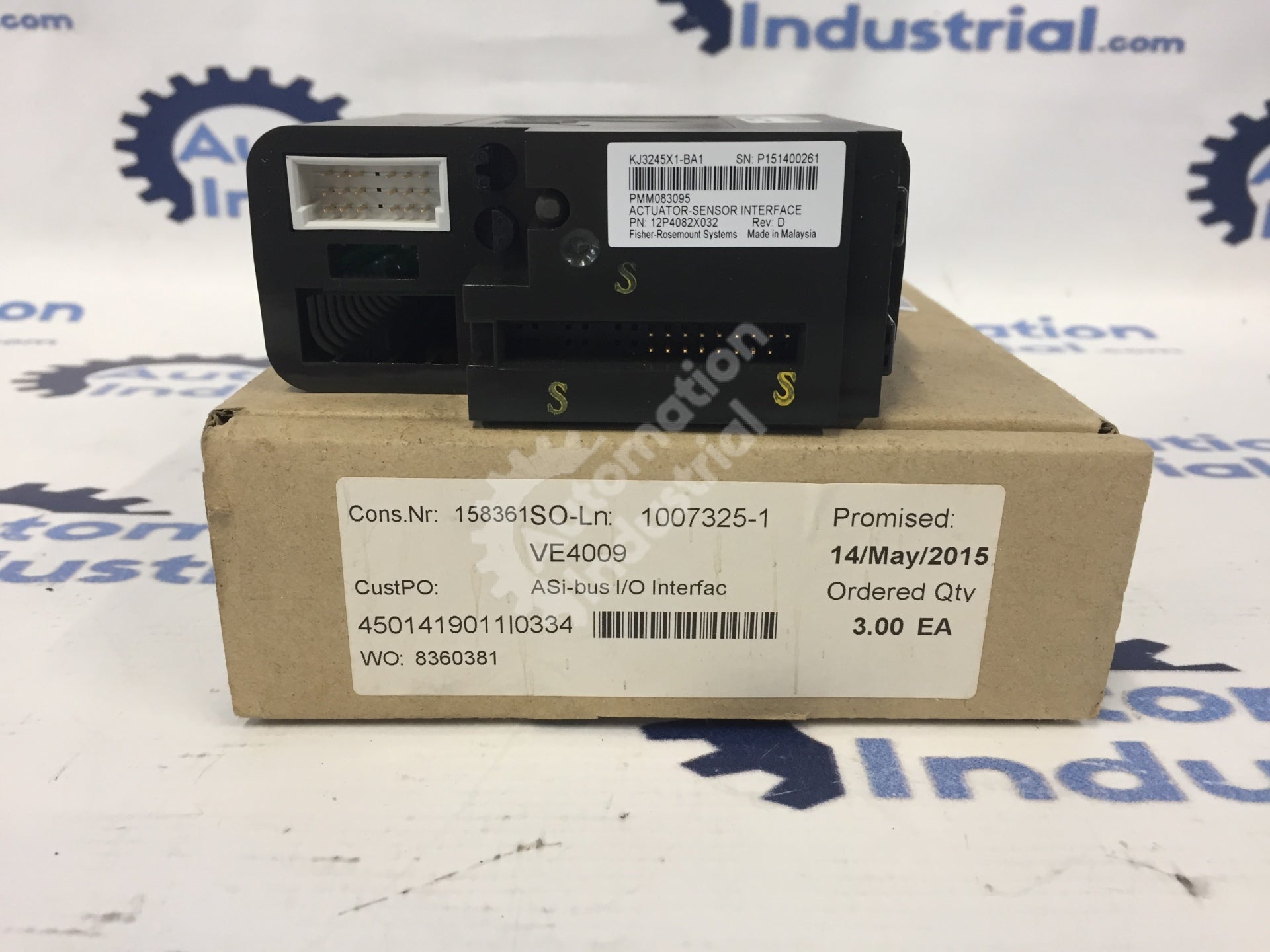 Emerson KJ3245X1-BA1 DeltaV Actuator Sensor Interface