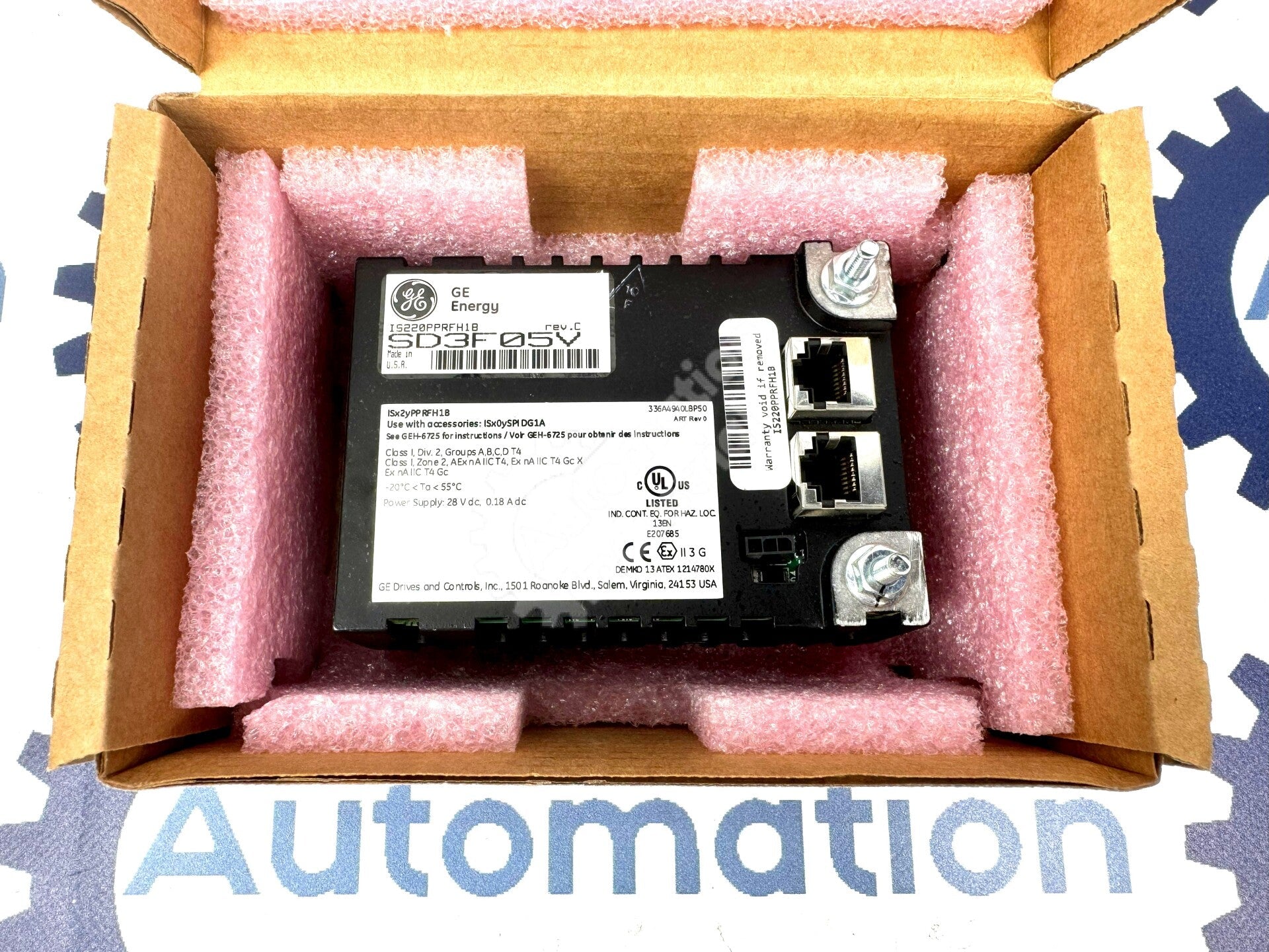 IS220PPRFH1B by GE Energy Profibus DPM Master Gateway Module for Mark VIe
