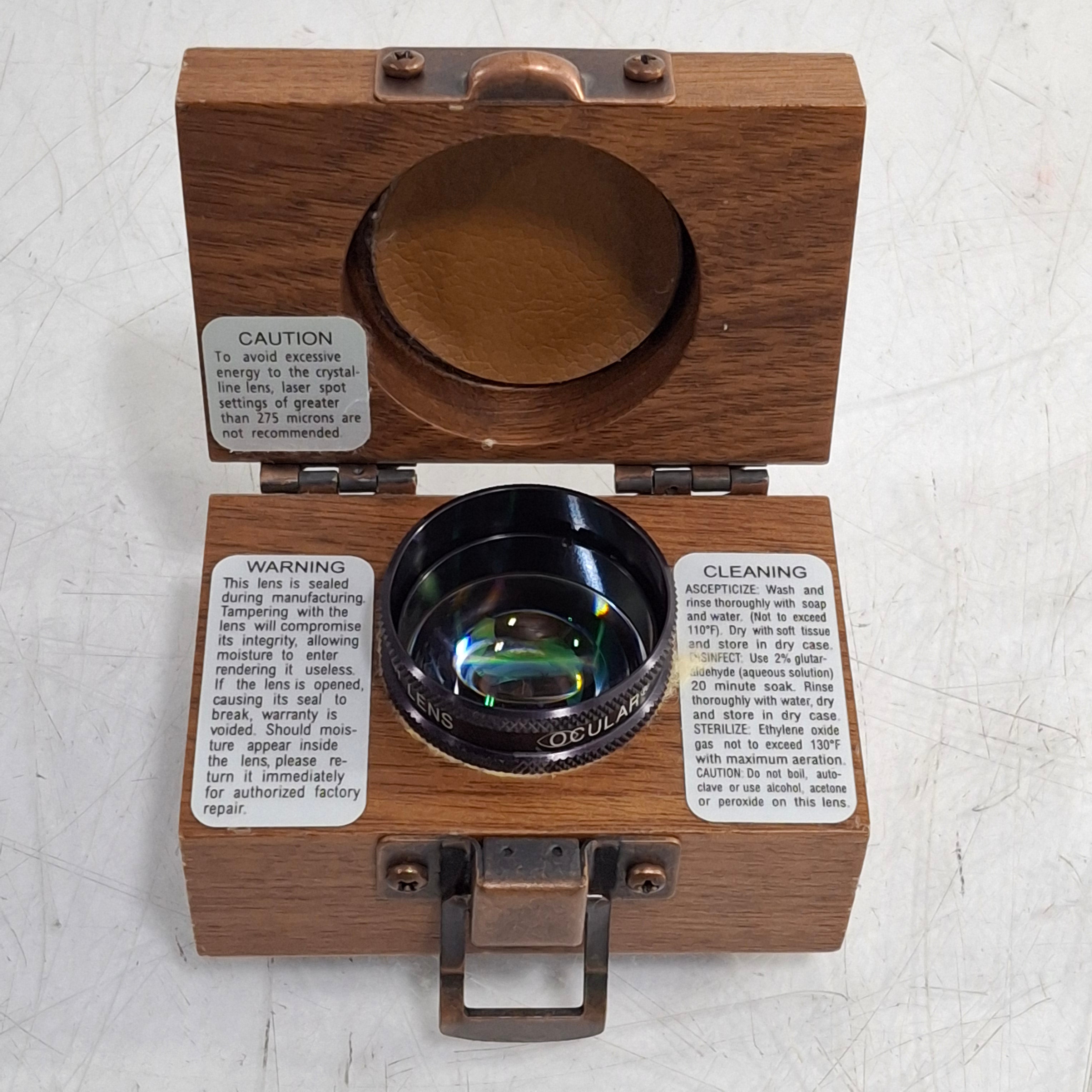 Ocular Instruments Inc Mainster OMRA-PRP 165 Laser Lens