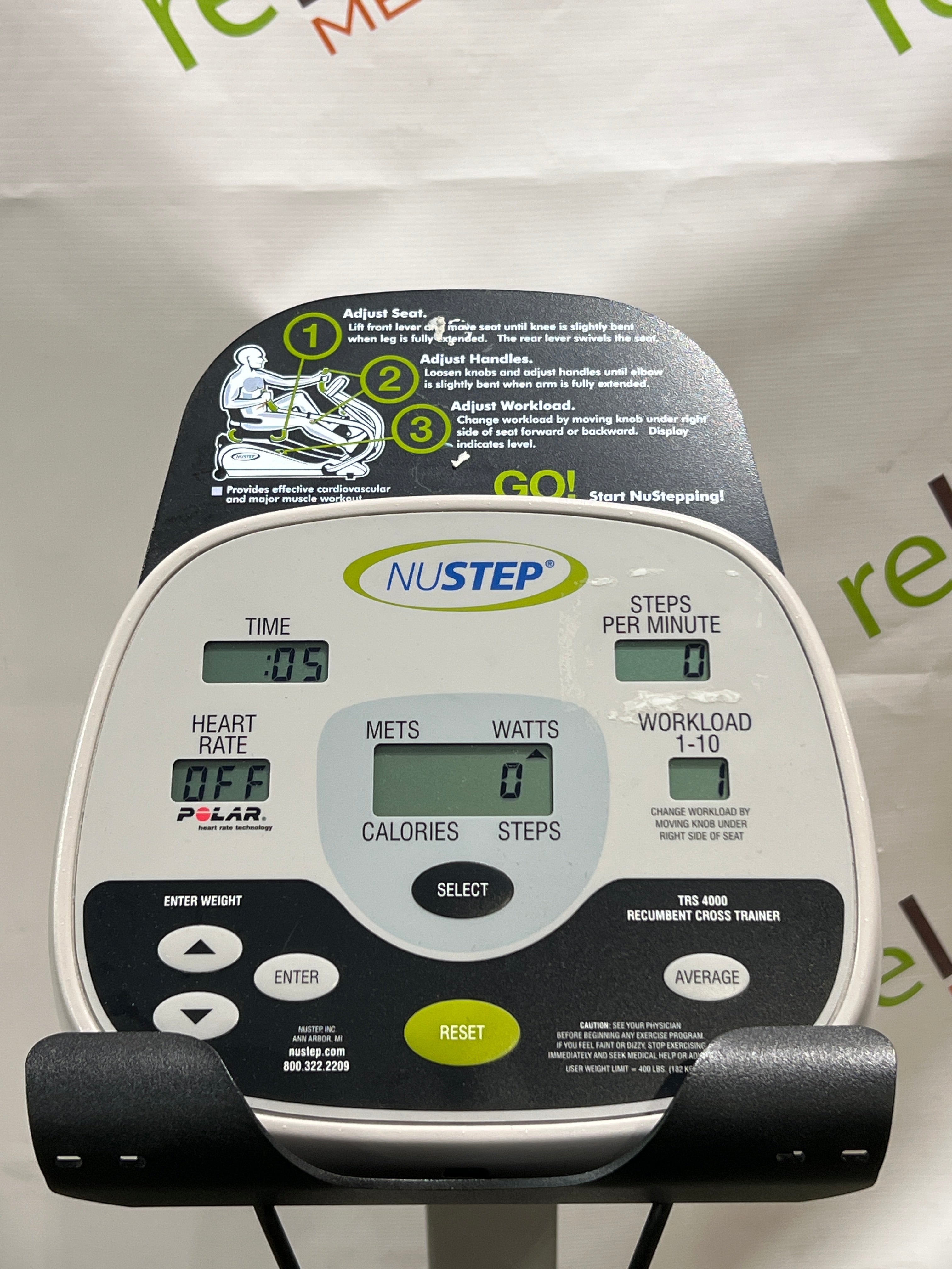 NuStep, Inc. TRS 4000 Recumbent Cross Trainer