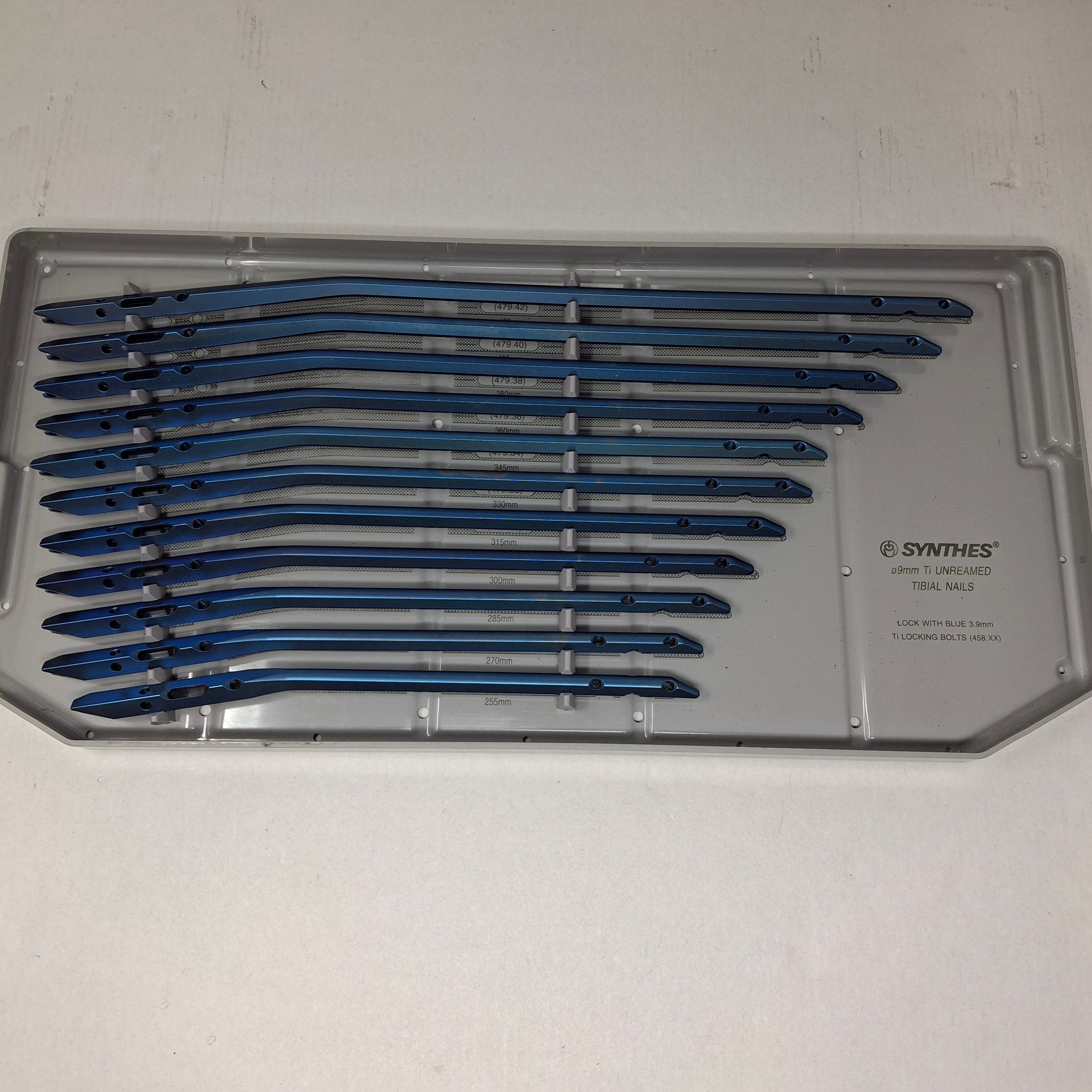 Synthes, Inc. Titanium Unreamed Tibial Nails Surgical Instrument