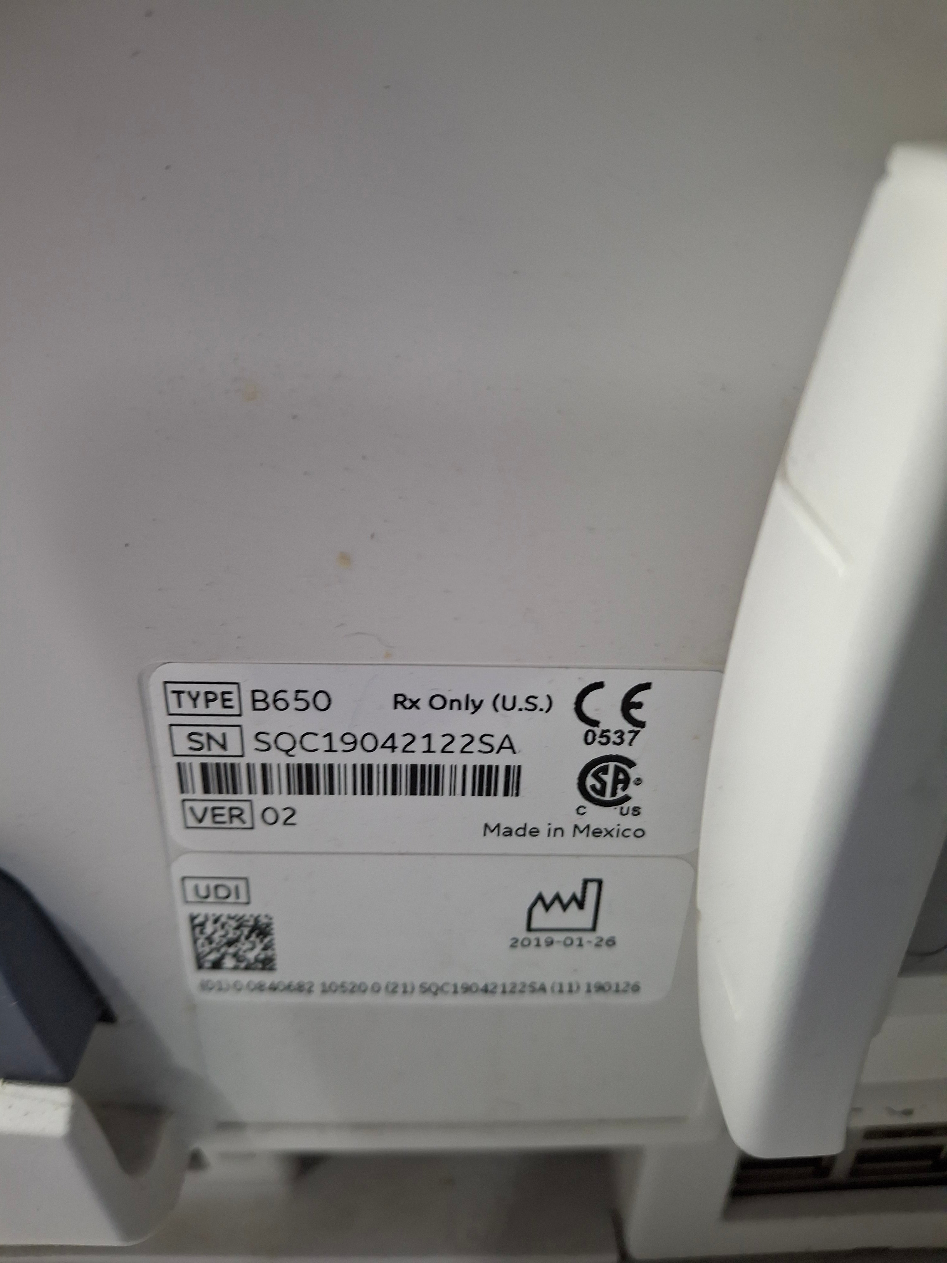 GE Healthcare Carescape B650 Critical Care Patient Monitor