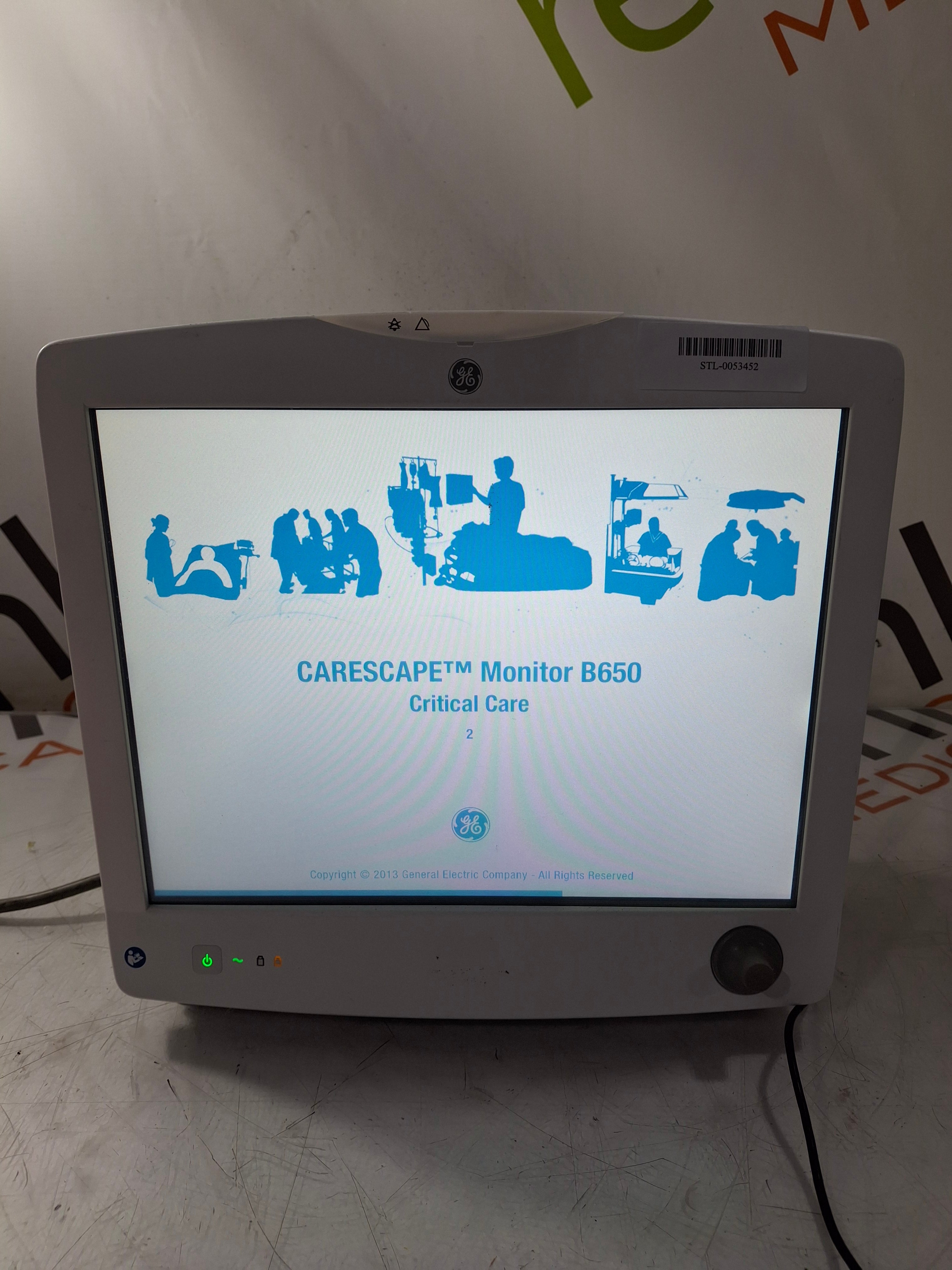 GE Healthcare Carescape B650 Critical Care Patient Monitor