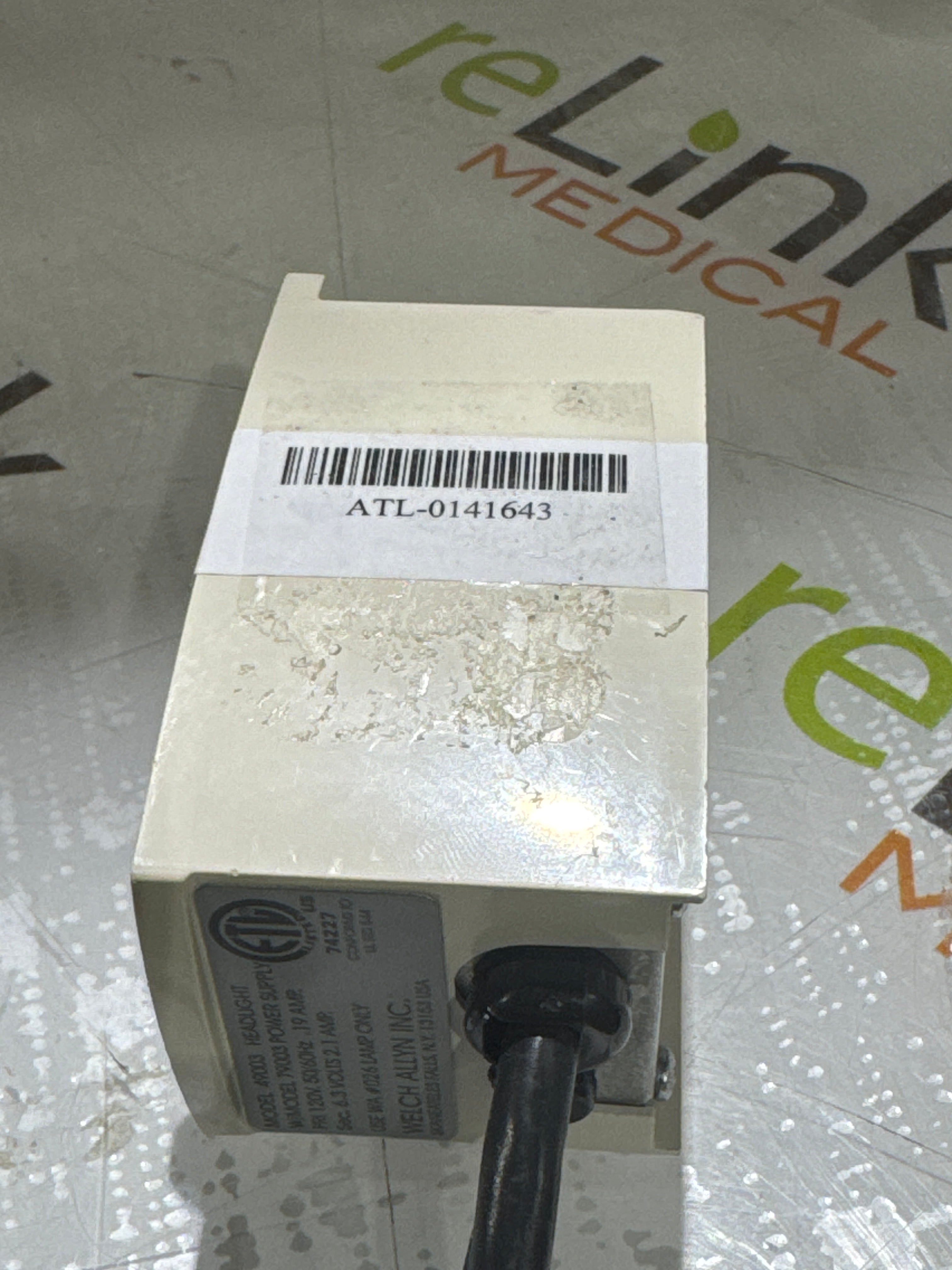 Welch Allyn Head Light W/ Model 79003 Charger