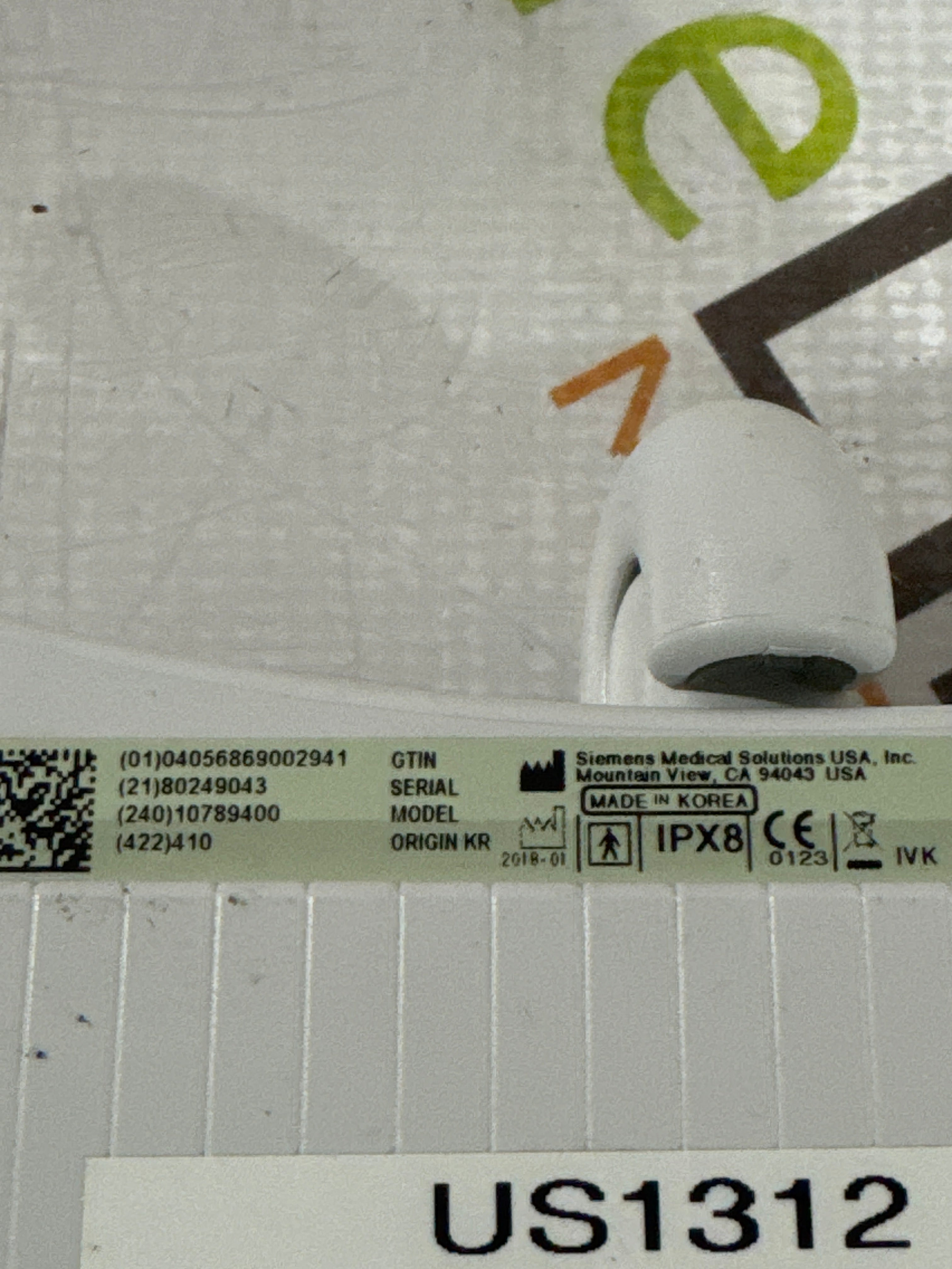 Siemens Acuson 18L6 HD Linear Transducer