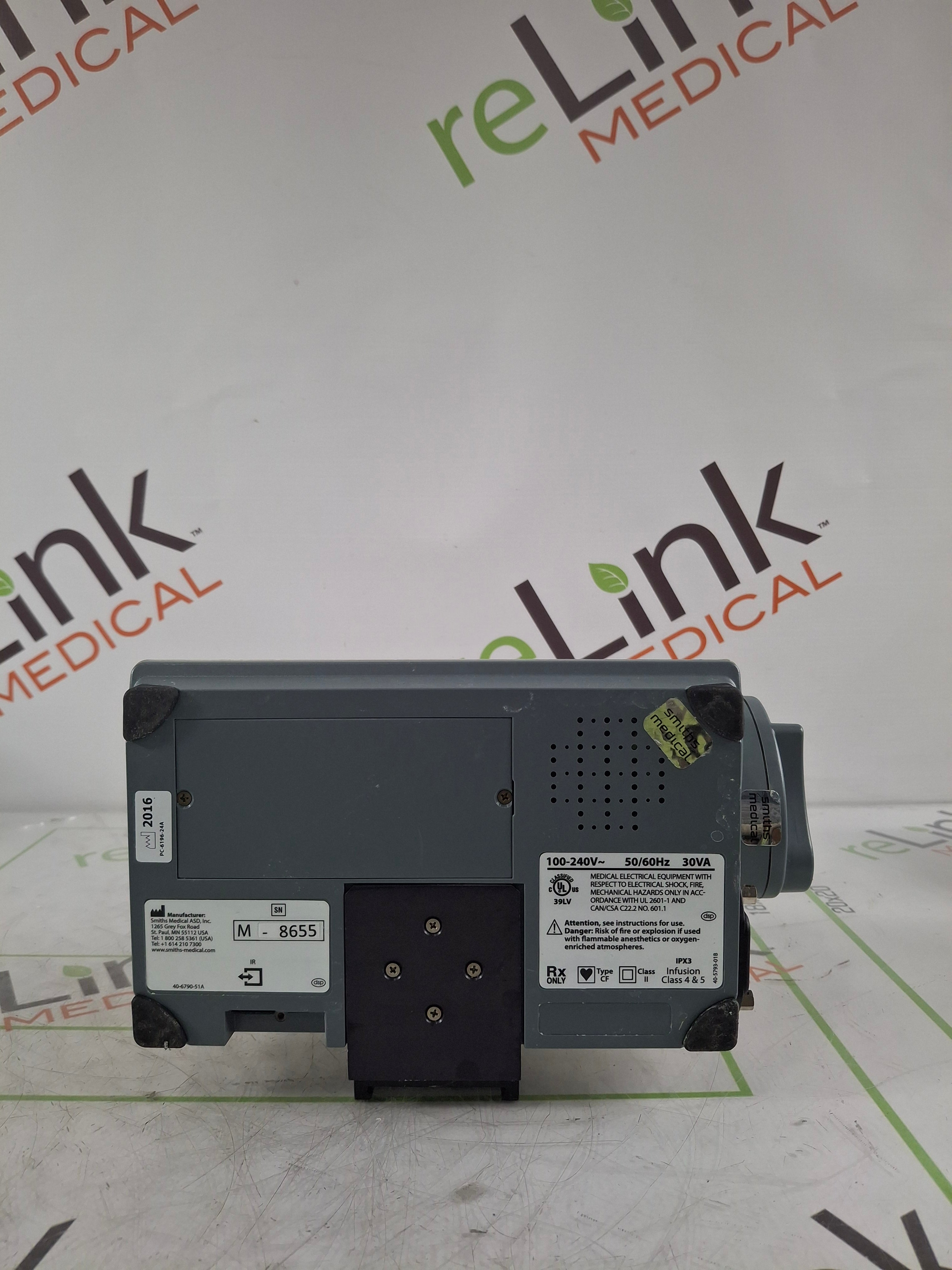 Smiths Medical Medfusion 3500 Version 5 Syringe Infusion Pump