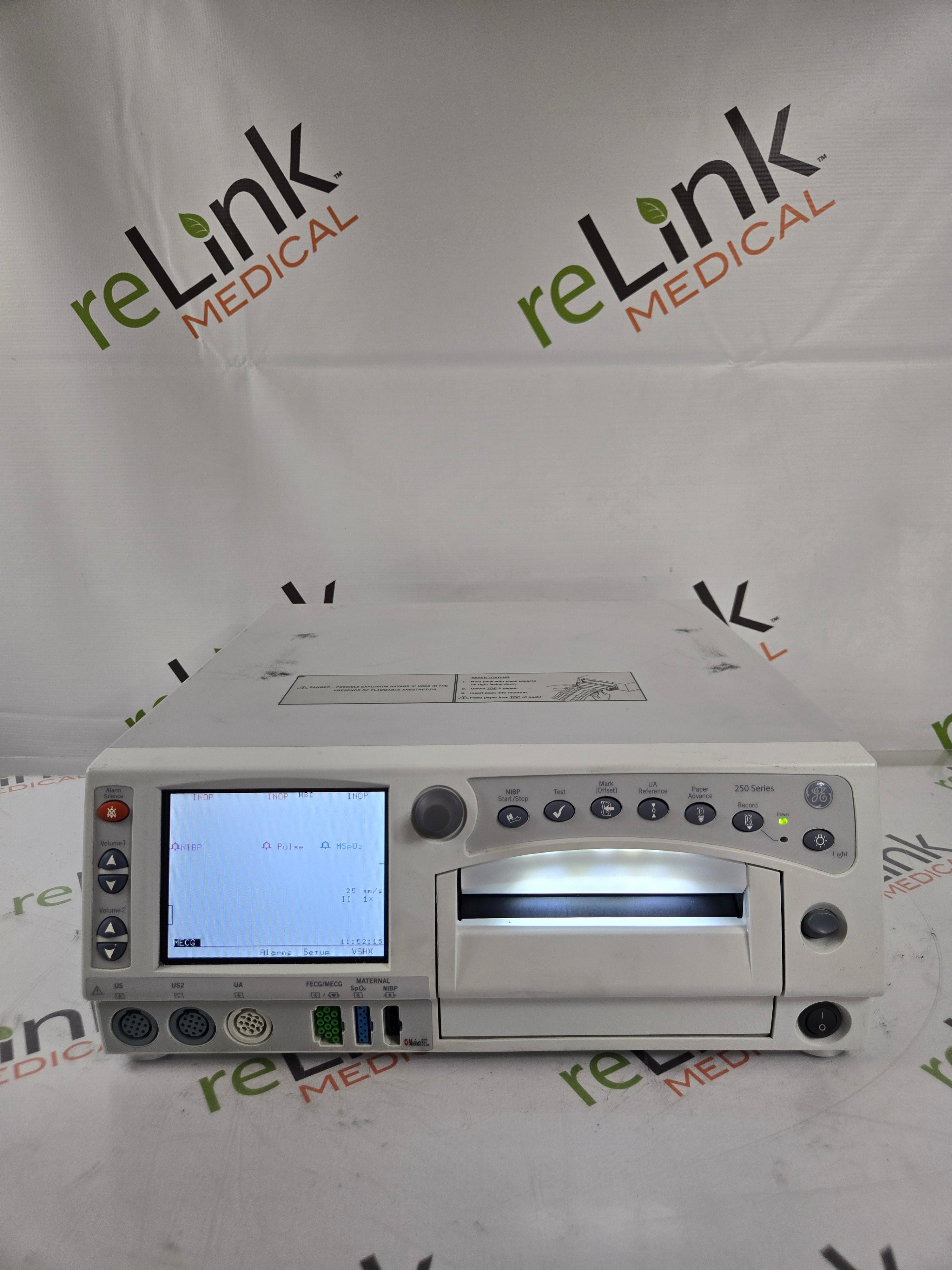 GE Healthcare Corometrics 250cx Series Model 259cx-c Fetal Monitor
