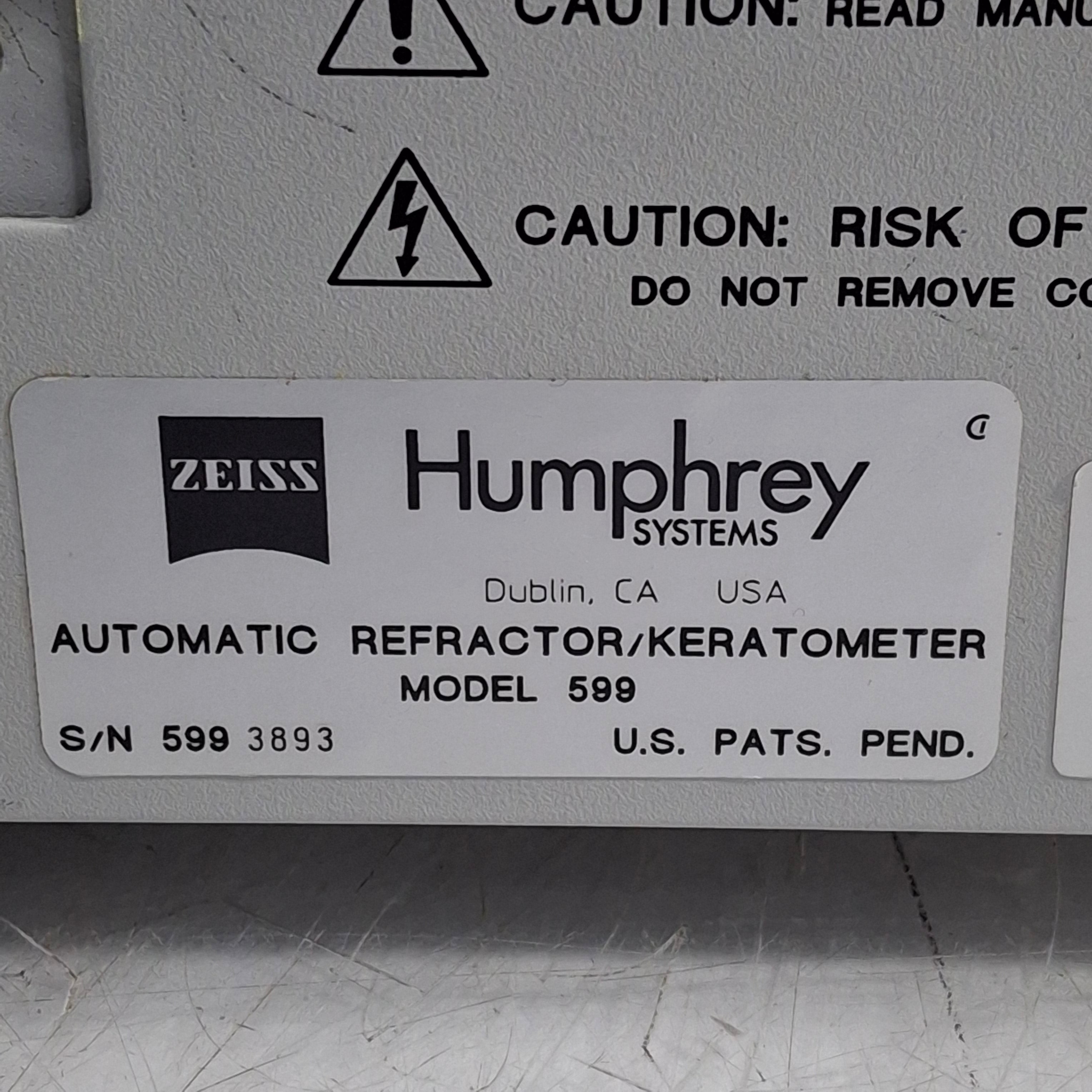 Carl Zeiss Humphrey 599 Automatic Refractor