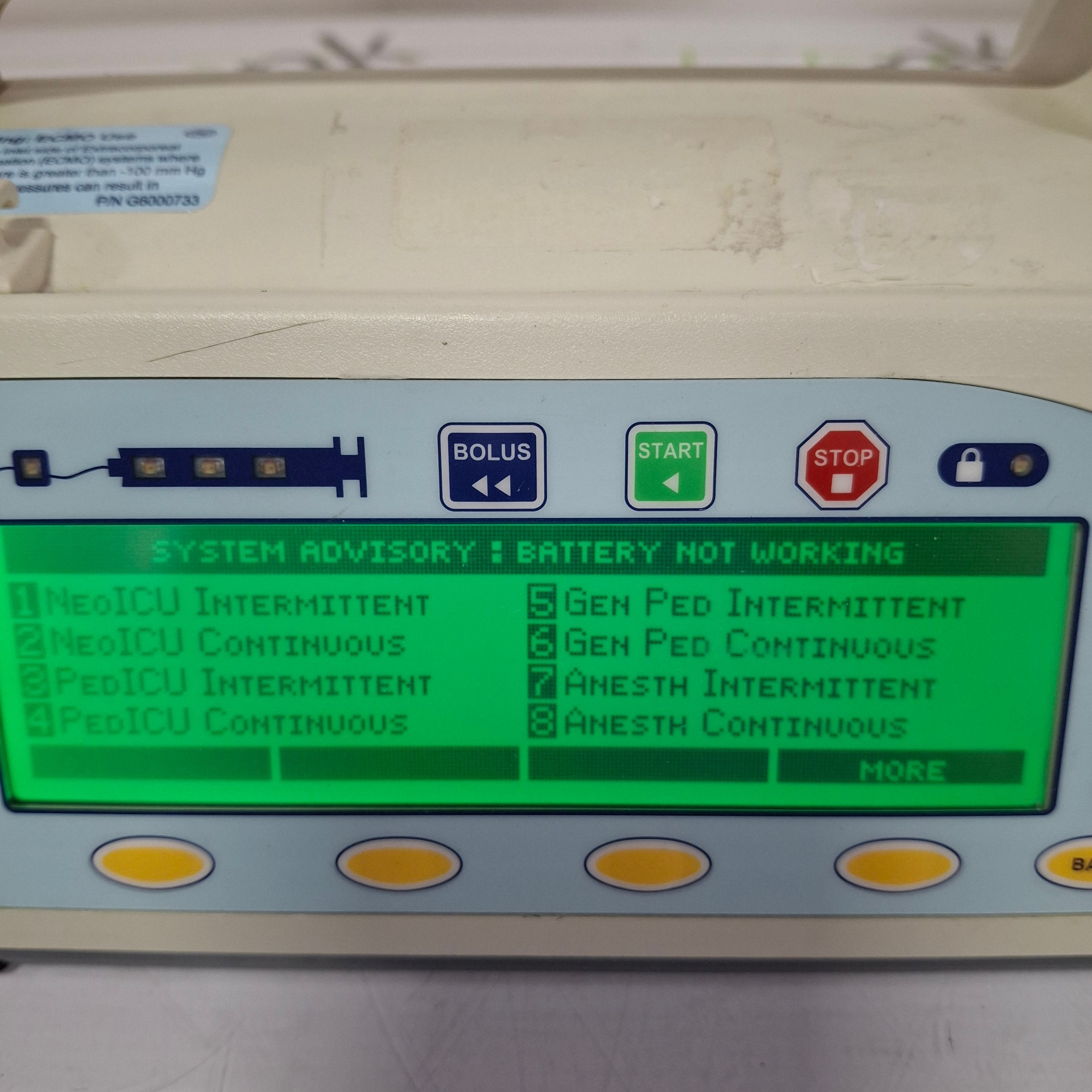 Smiths Medical Medfusion 3500 Version 5 Syringe Infusion Pump