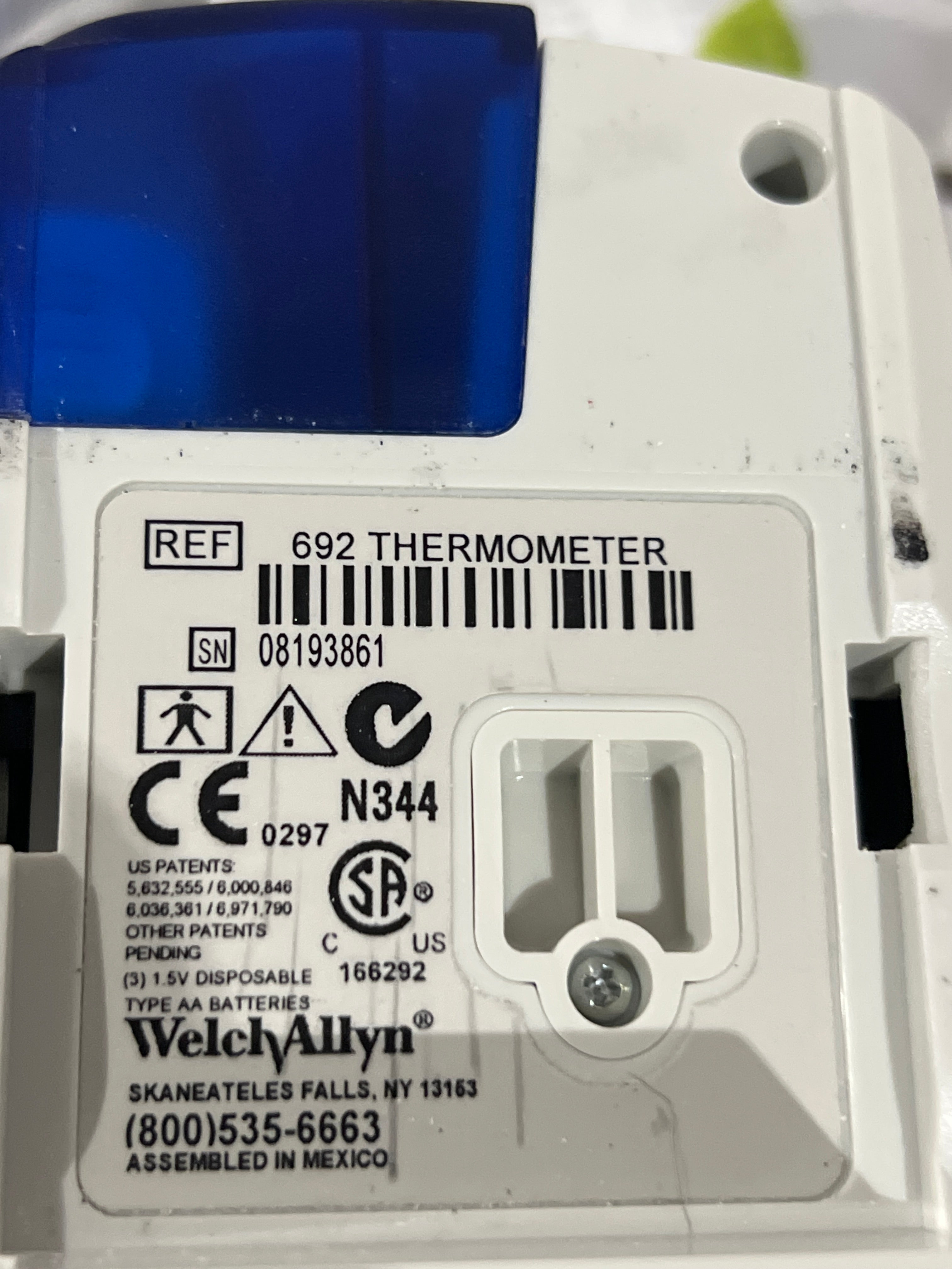Welch Allyn SureTemp Plus 692 Thermometer