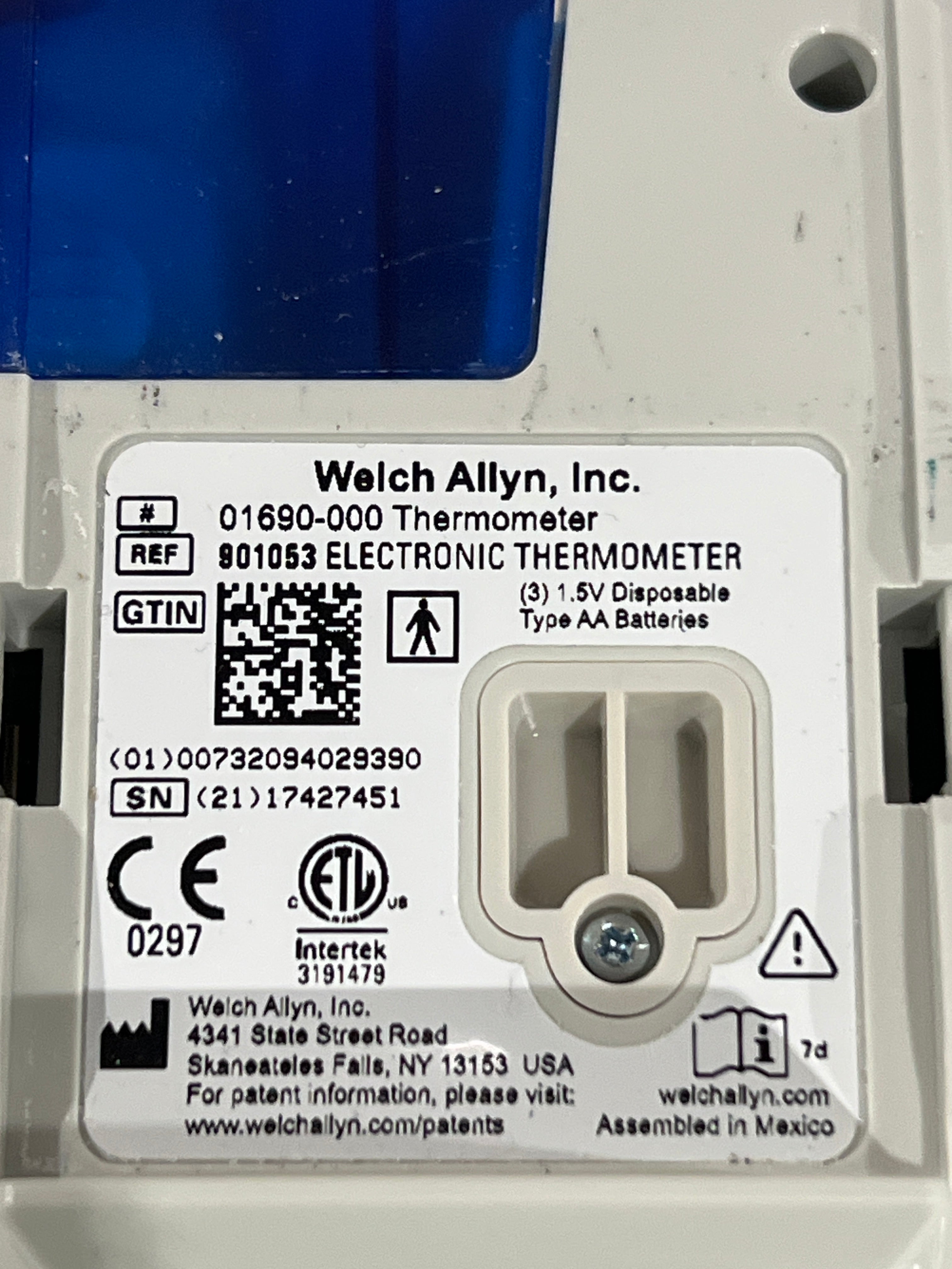 Welch Allyn SureTemp Plus 690 Thermometer