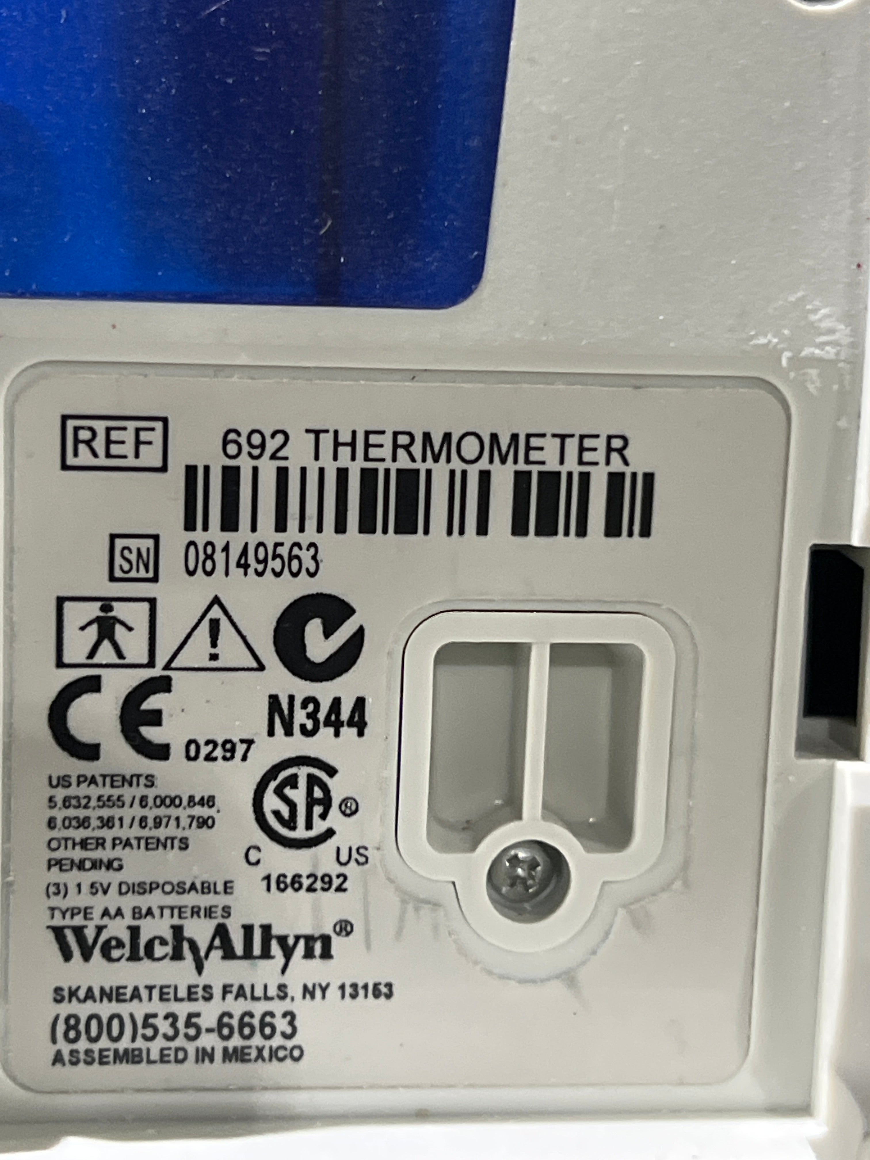 Welch Allyn SureTemp Plus 692 Thermometer